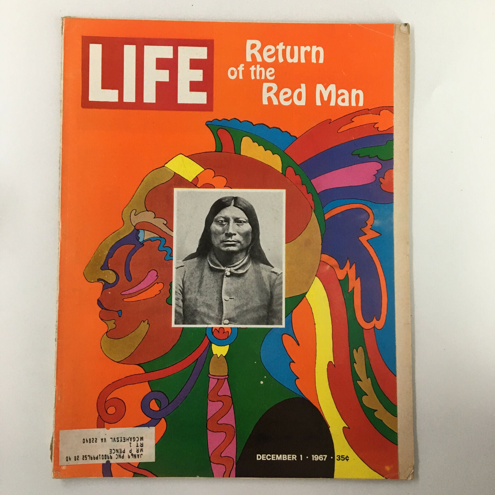 VTG Life Magazine December 1 1967 The Return of the Red Man