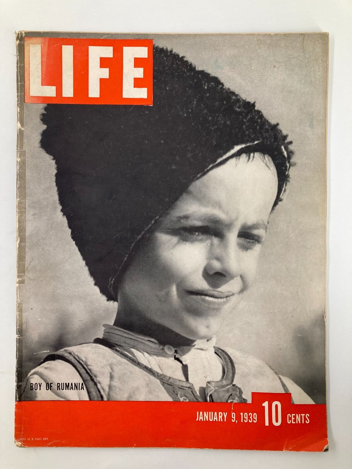 VTG Life Magazine January 9 1939 A Portrait of A Boy of Rumania