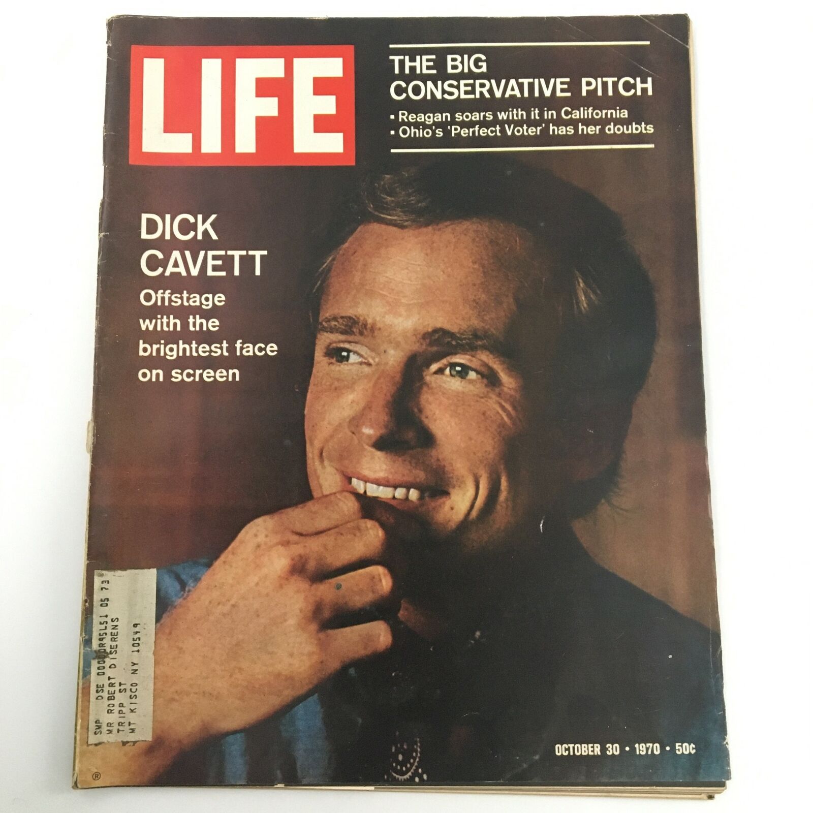 VTG Life Magazine October 30 1970 American TV Personality Dick Cavett Feature