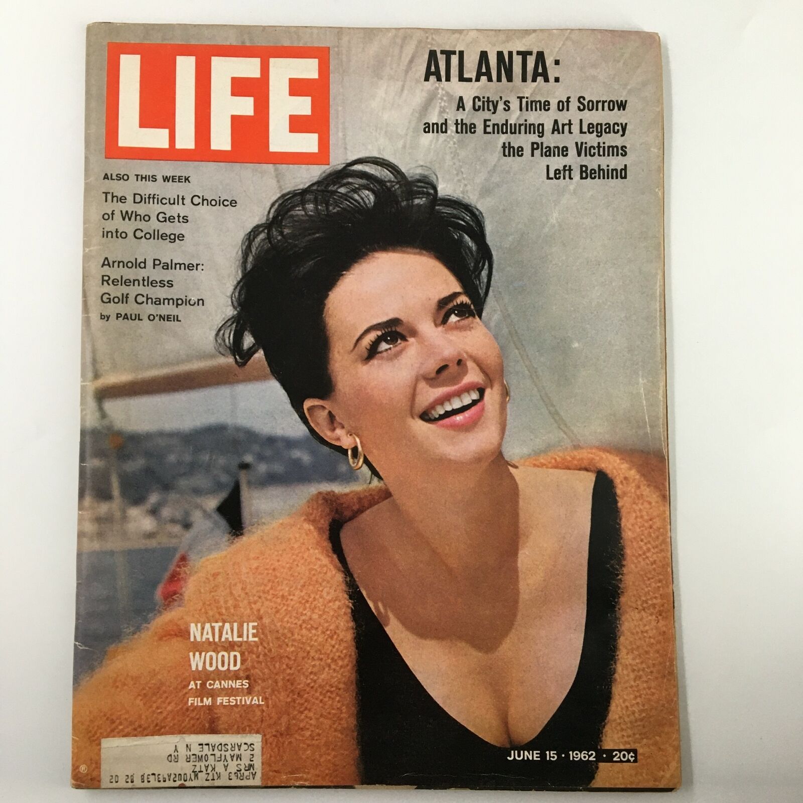 VTG Life Magazine June 15 1962 Natalie Wood at Cannes Film Festival