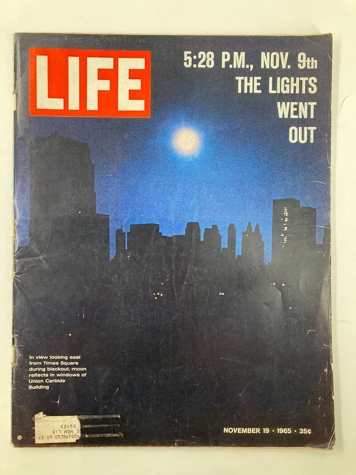 VTG Life Magazine November 19 1965 In View Looking East From Times Square