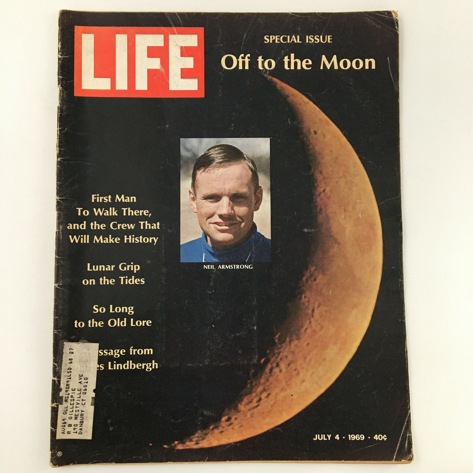 VTG Life Magazine July 4 1969 Commander Neil Armstrong Off To The Moon