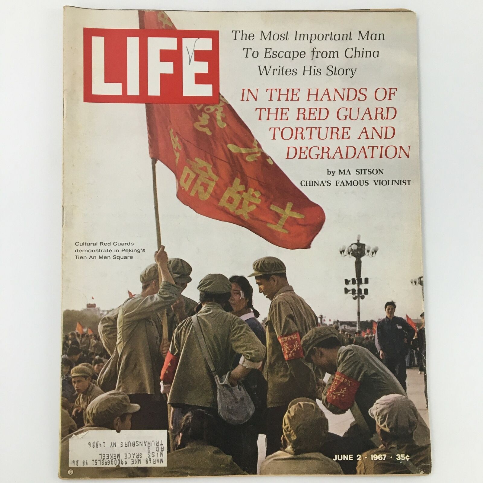 VTG Life Magazine June 2 1967 The Red Guard Torture and Degradation by Ma Sitson