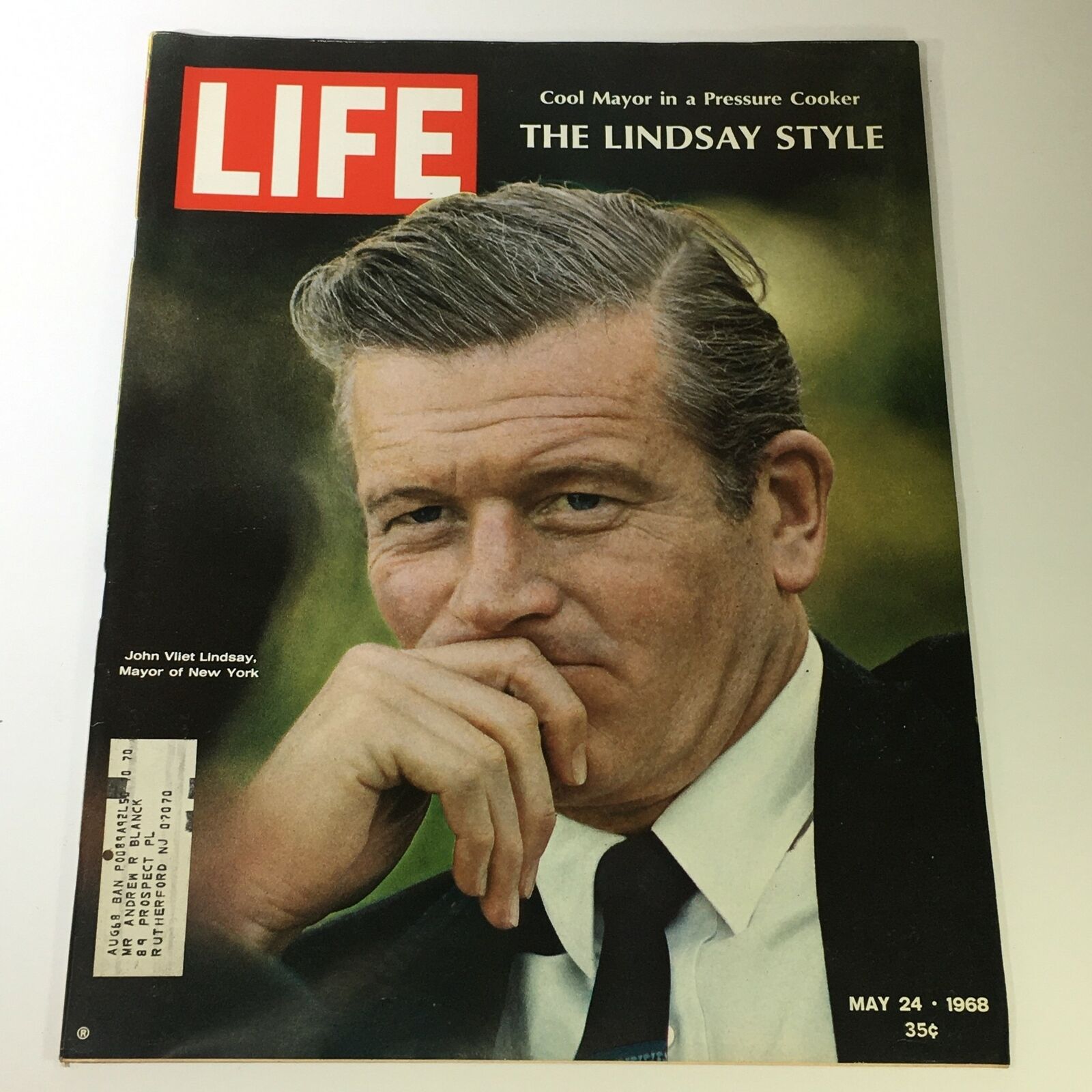 VTG Life Magazine May 24 1968 - Mayor John Lindsay of New York City