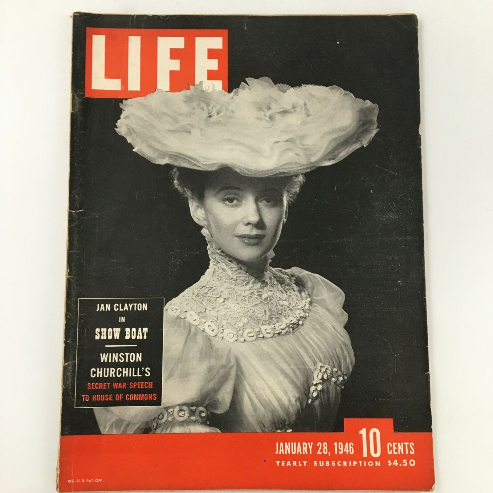 VTG Life Magazine January 28 1946 Jan Clayton in Show Boat Feature Newsstand