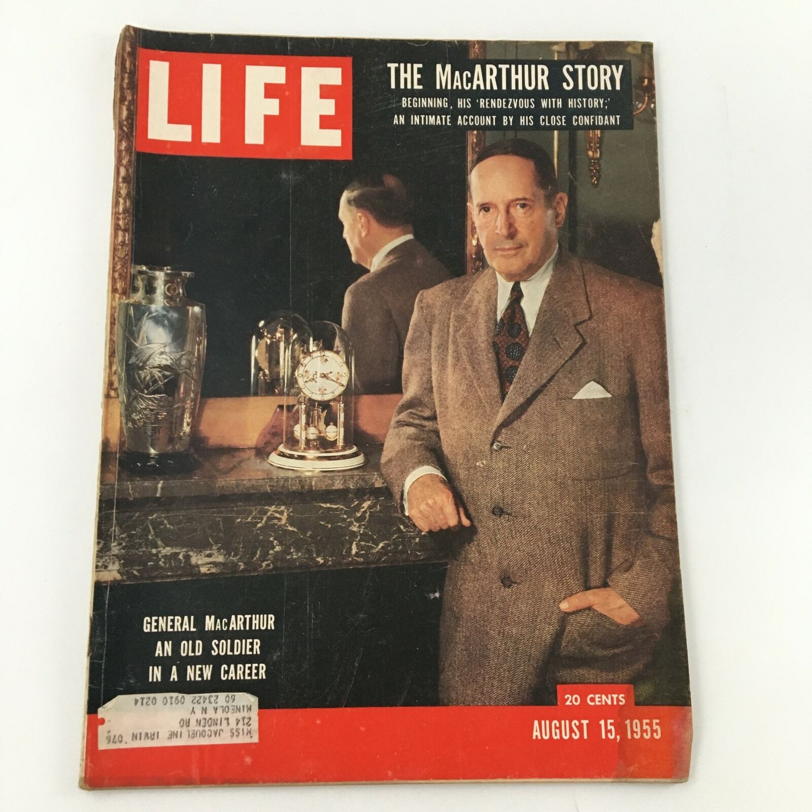 VTG Life Magazine August 15 1955 General Douglas MacArthur An Old Soldier