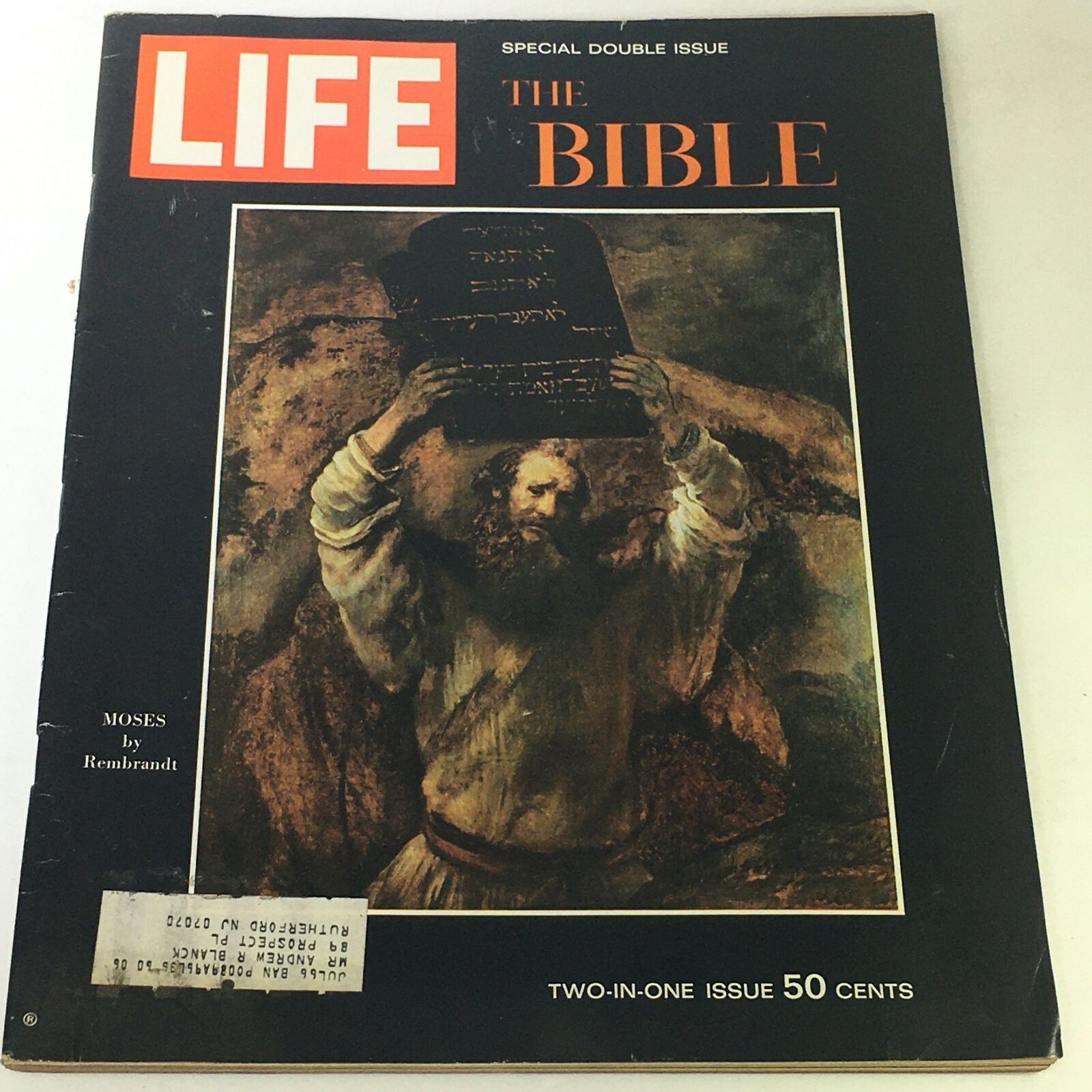 VTG Life Magazine December 25 1964 - The Bible and Moses by Painter Rembrandt