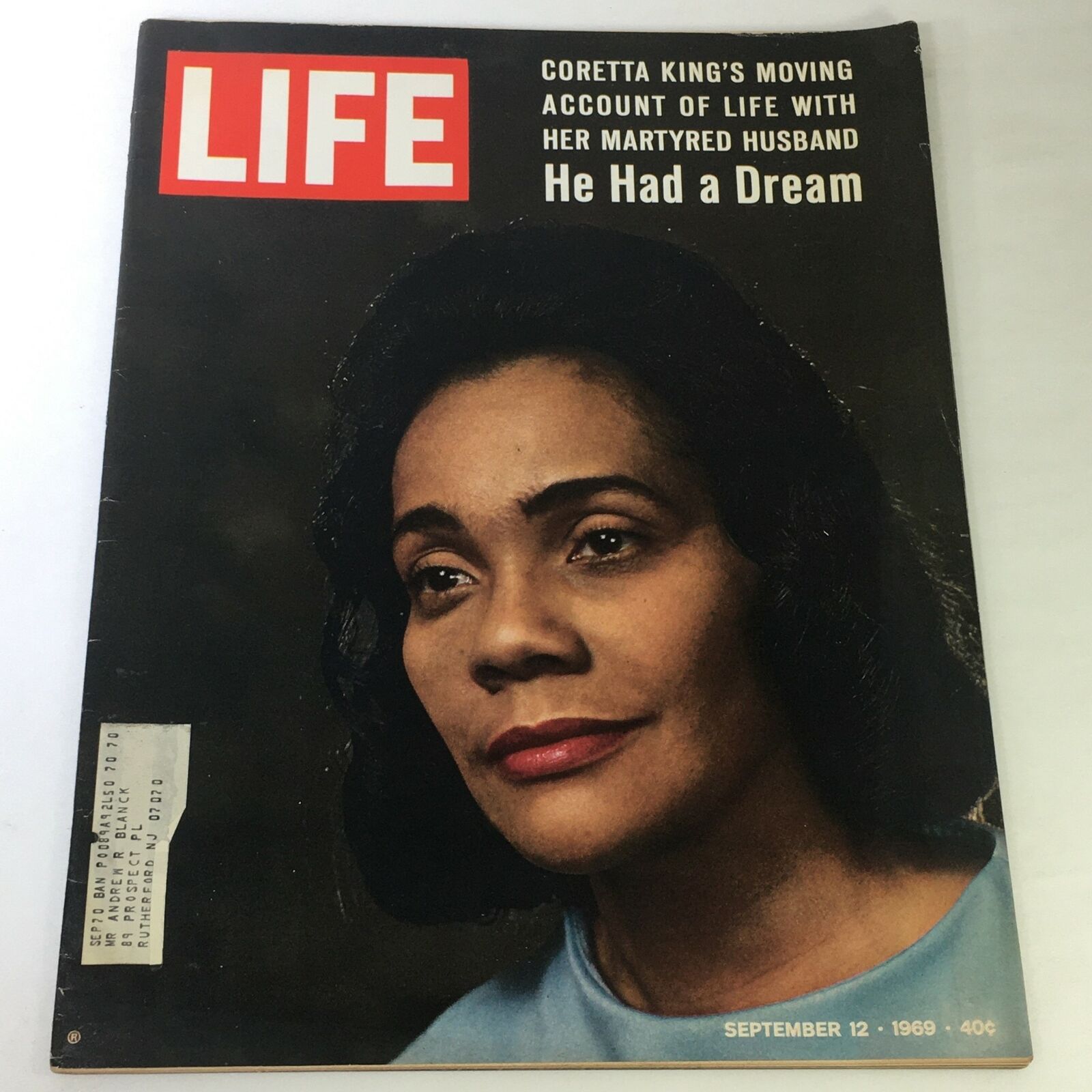 VTG Life Magazine September 12 1969 - Coretta King's Moving Account of Life