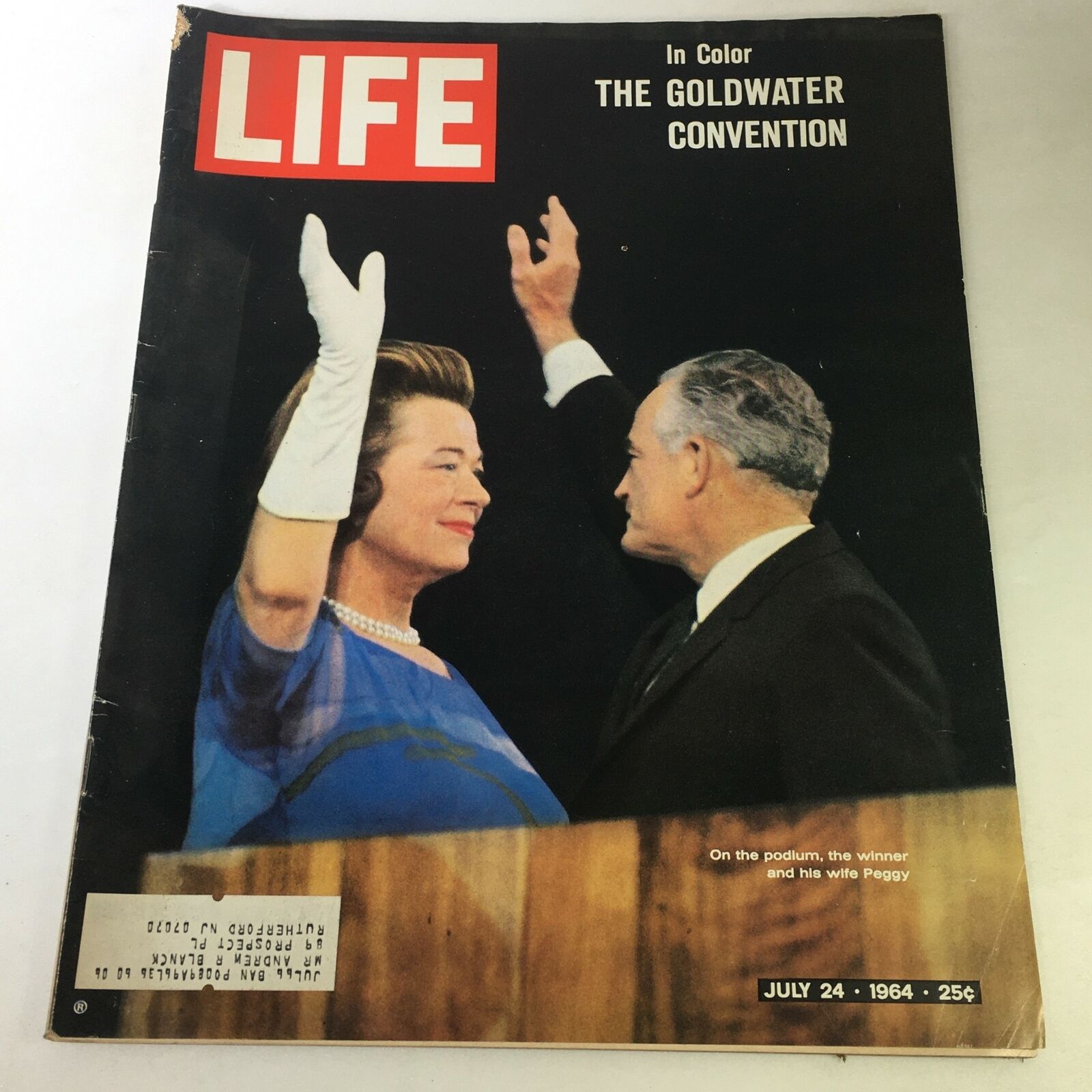 VTG Life Magazine July 24 1964 - The Barry Goldwater Convention In Color