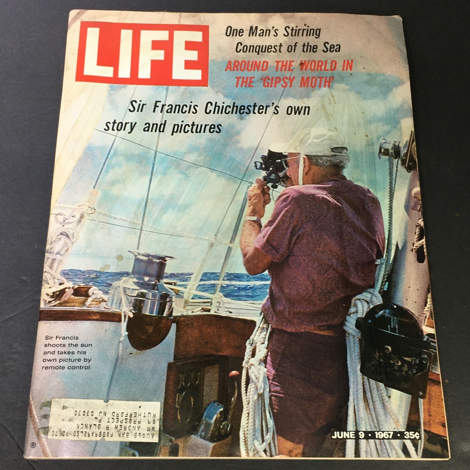 VTG Life Magazine June 9 1967 - Sir Francis Chichester's Own Story and Pictures