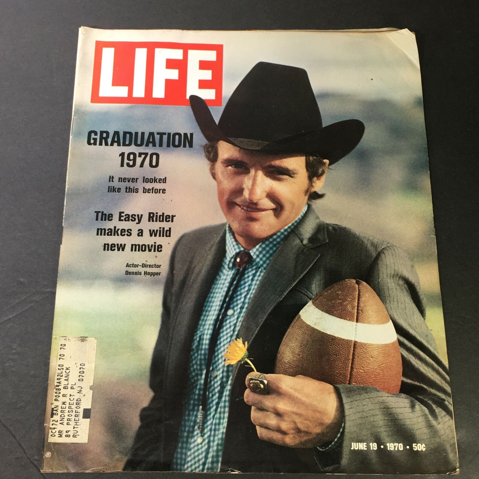 VTG Life Magazine June 19 1970 - Actor-Director Dennis Hopper / Graduation 1970