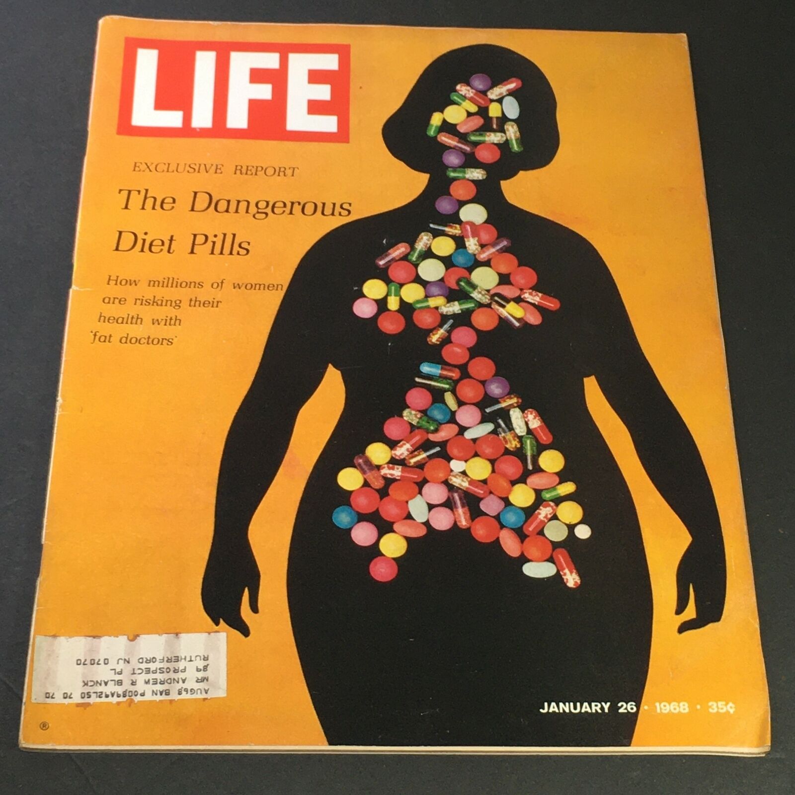 VTG Life Magazine January 26 1968 - Exclusive Report on The Dangerous Pills