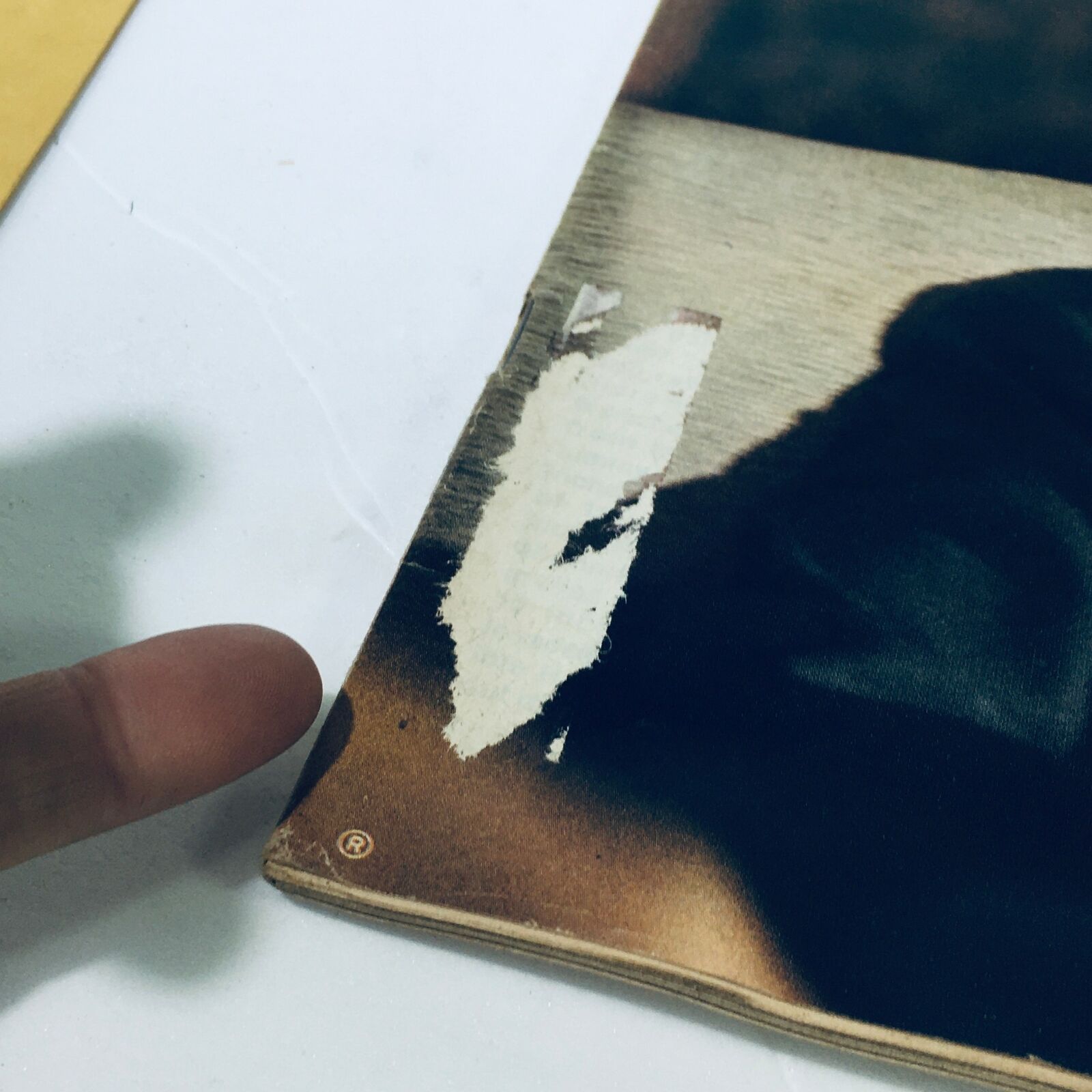 Edge view of the vintage Life Magazine dated July 30, 1971, revealing visible wear and a partially removed label, featuring Premier Chou En-Lai in Peking, China.