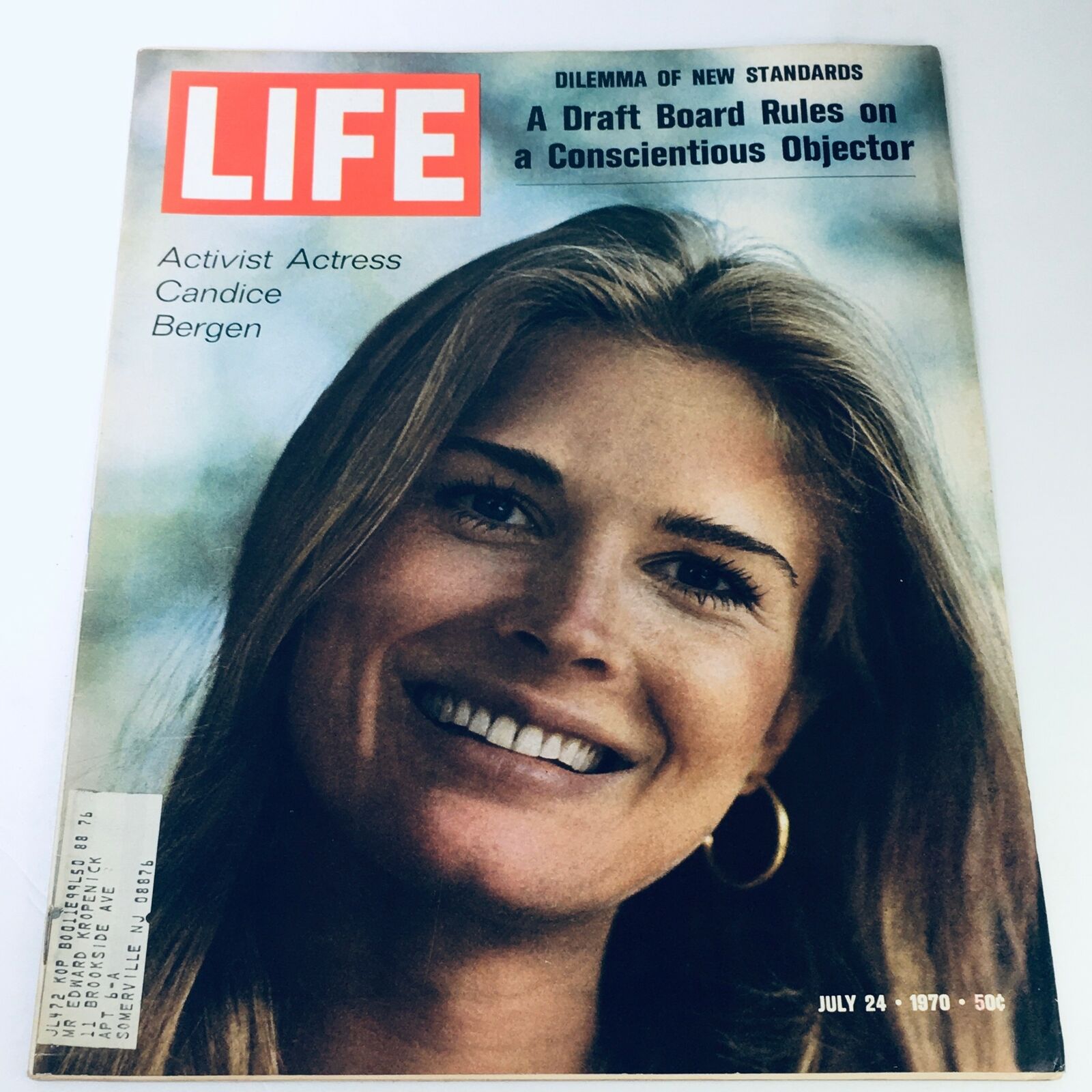 VTG Life Magazine July 24 1970 - Activist & Actress Candice Bergen on the Cover