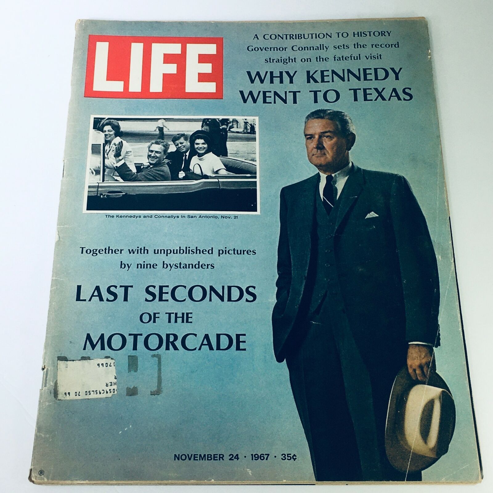 VTG Life Magazine November 24 1967 - Why John F. Kennedy Went To Texas?