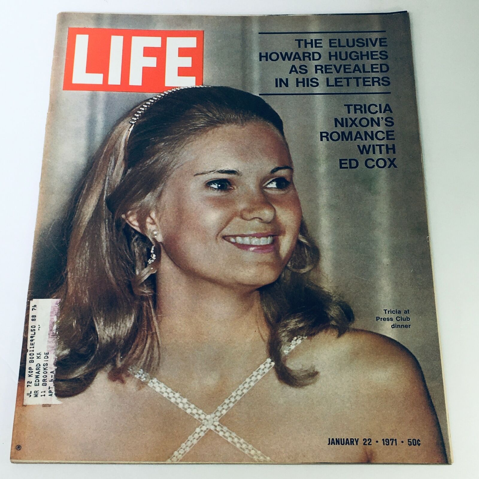 VTG Life Magazine January 22 1971 - Tricia Nixon and Ed Cox Romance