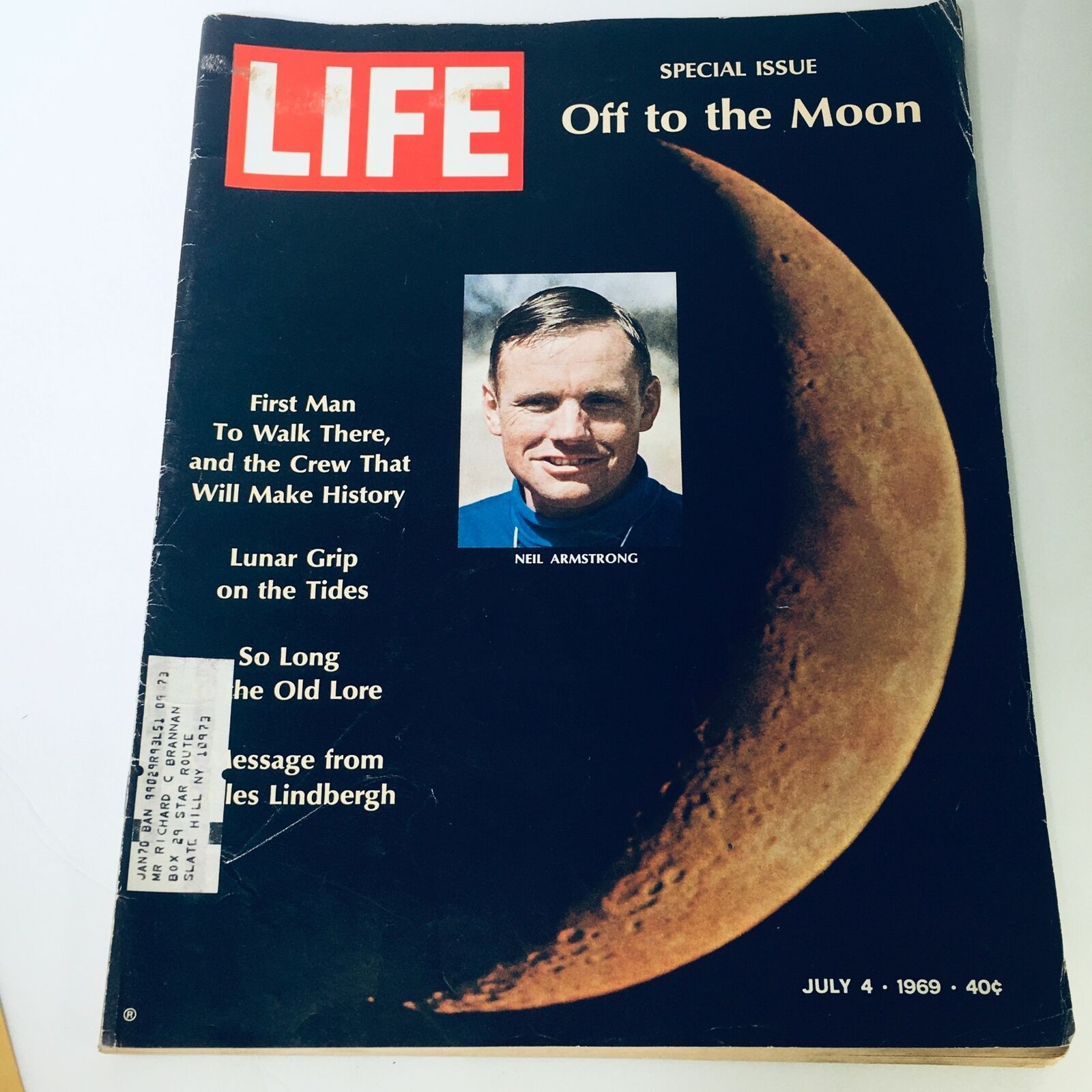 VTG Life Magazine July 4 1969 - Special Issue Off To The Moon Neil Armstrong