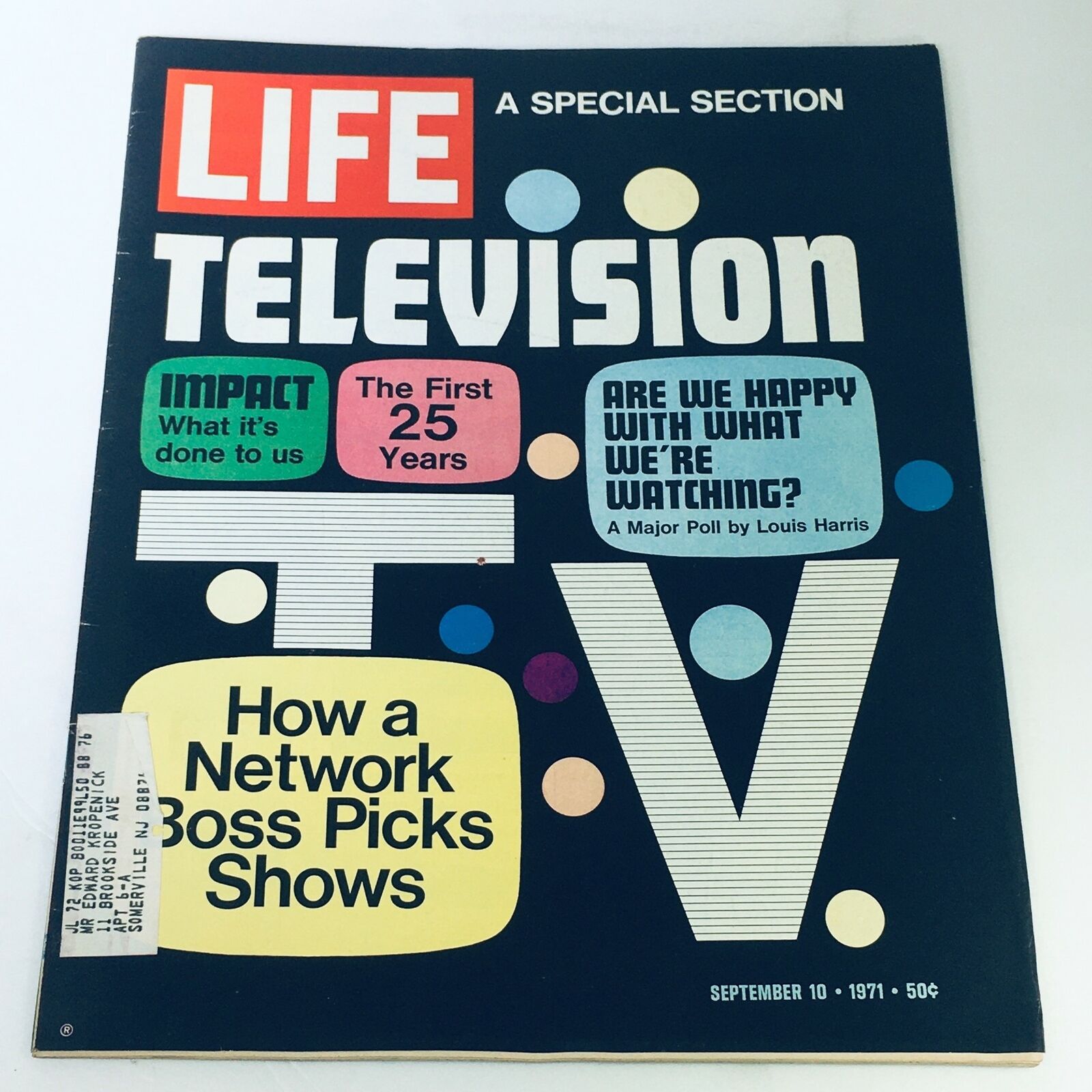 VTG Life Magazine September 10 1971 - The First 25 Years of the Television