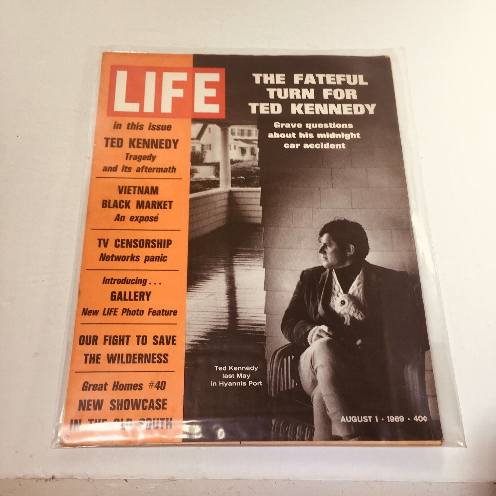 VTG Life Magazine: August 1 1969 - The Fateful Turn for Ted Kennedy