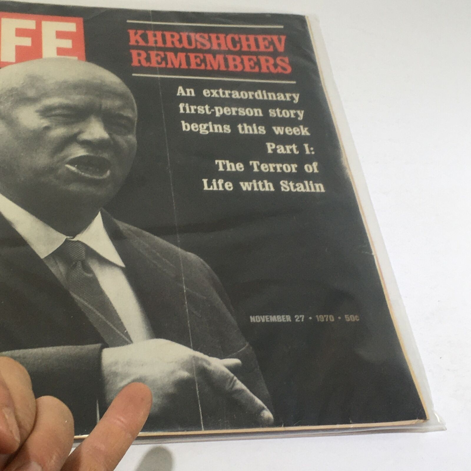 VTG Life Magazine: November 27 1970 - Khrushchev Remembers/Part I: Life w/Stalin