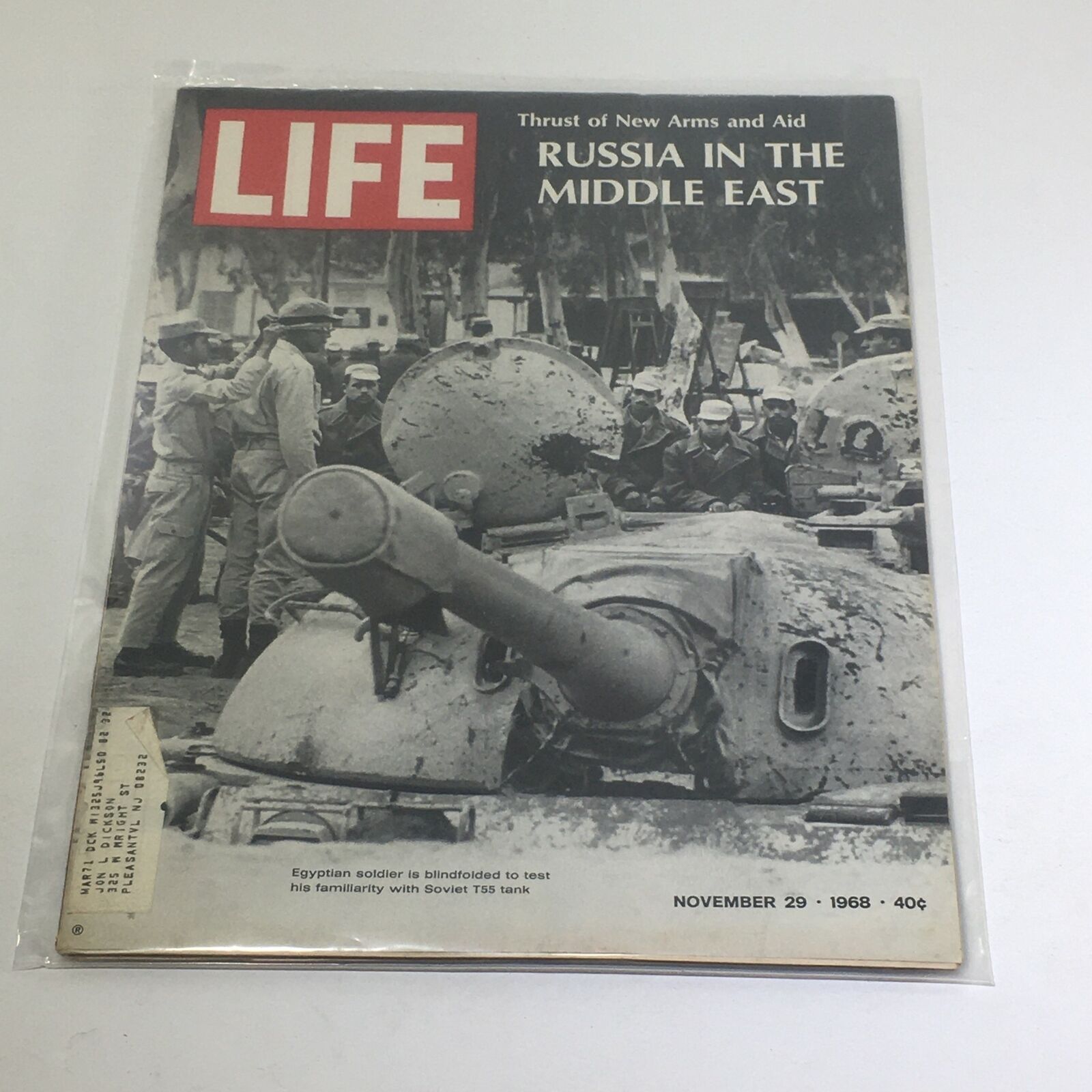 VTG Life Magazine: November 29 1968 - New Arms & Aid Russia in the Middle East