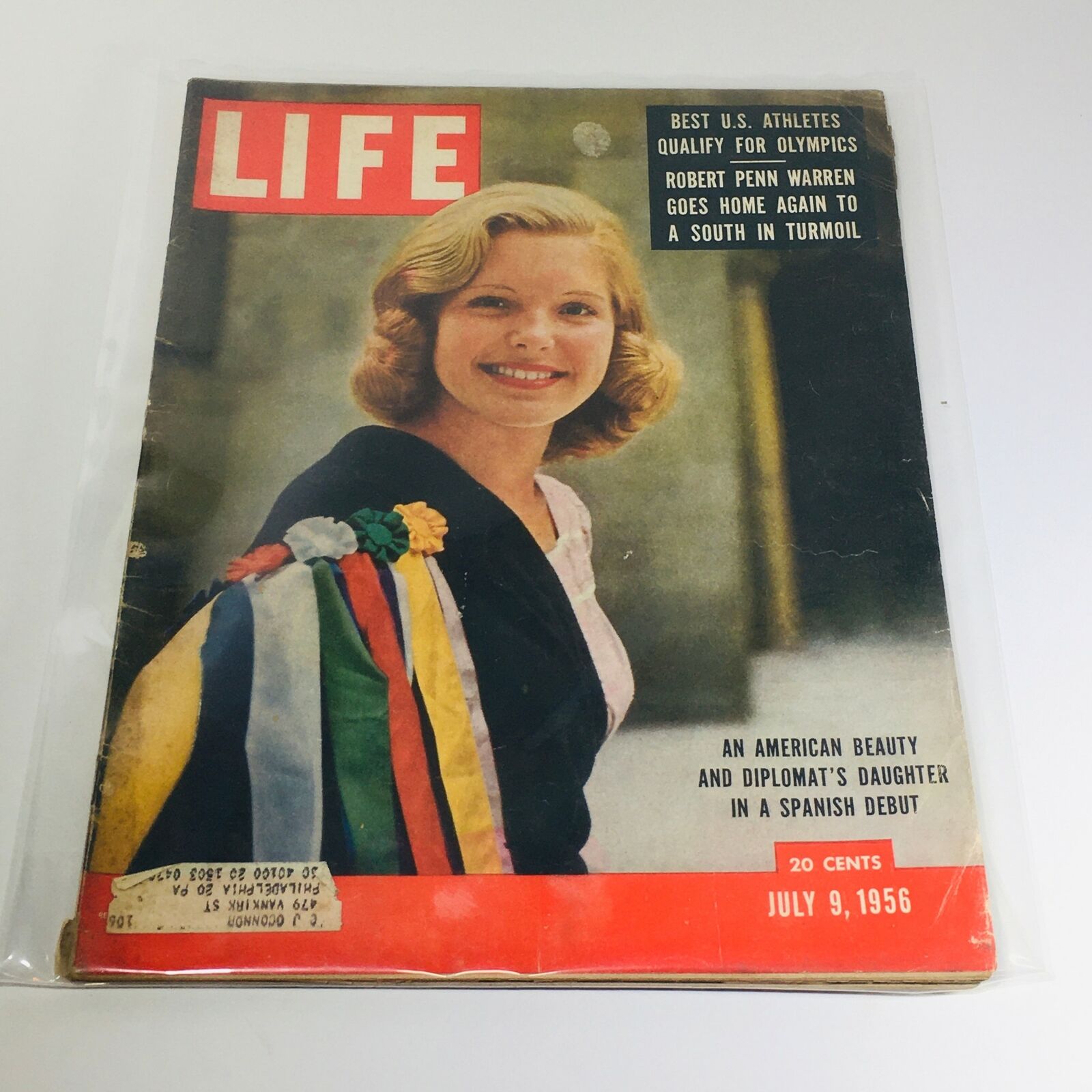 VTG Life Magazine: July 9 1956 - An American Beauty/Best U.S. Athletes/Robert P.