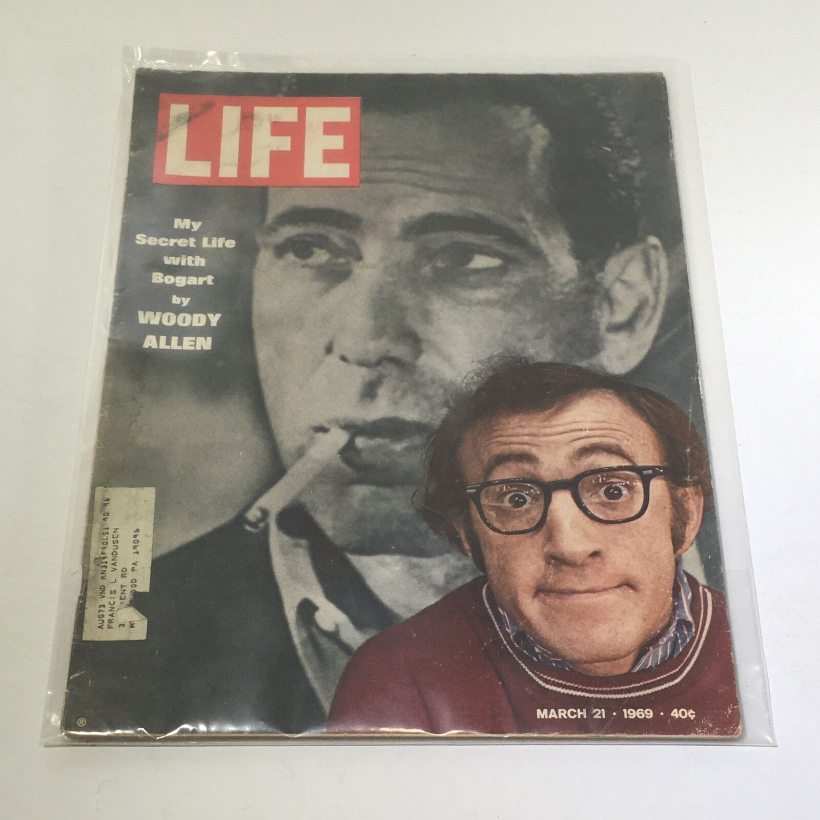 VTG Life Magazine: March 21 1969 - Woody Allen: My Secret Life with Bogart