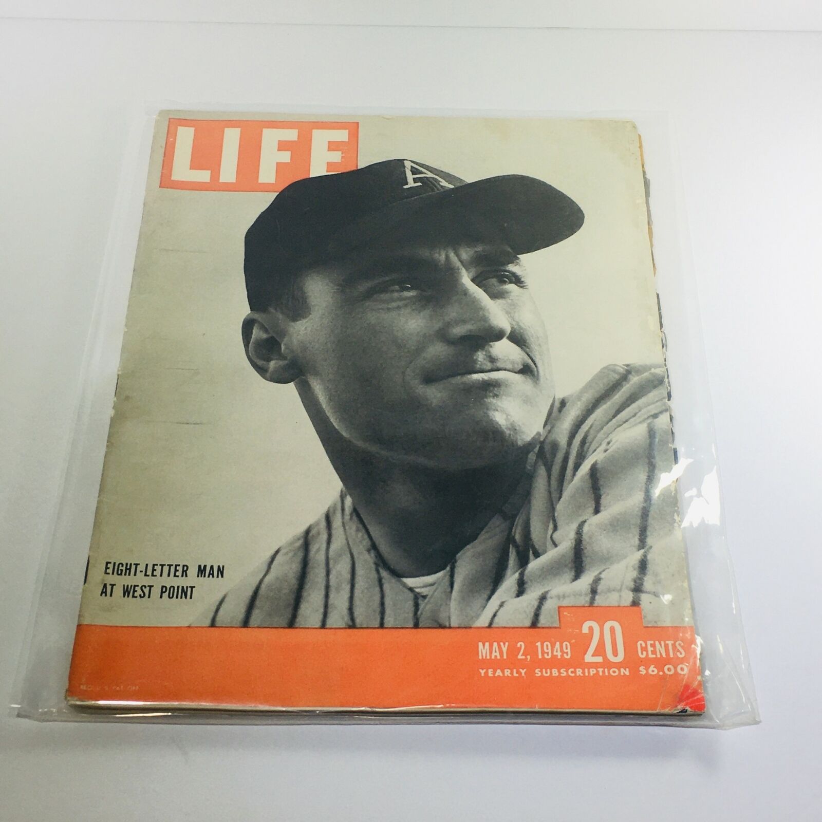 VTG Life Magazine: May 2 1949 - Eight-Letter Man at West Point: Arnold Galiffa