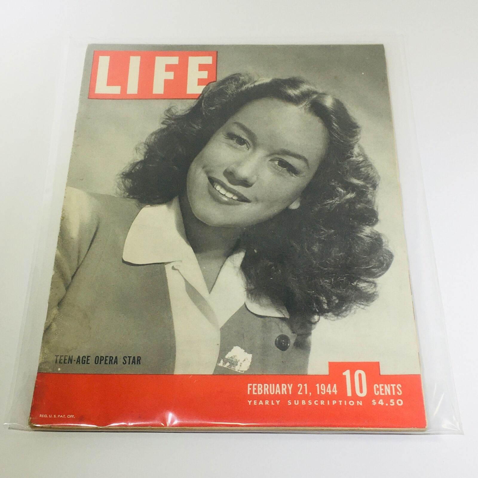 VTG Life Magazines Feb 21 1944 - Teen-Age Opera Star/Chinese Victory in Changteh