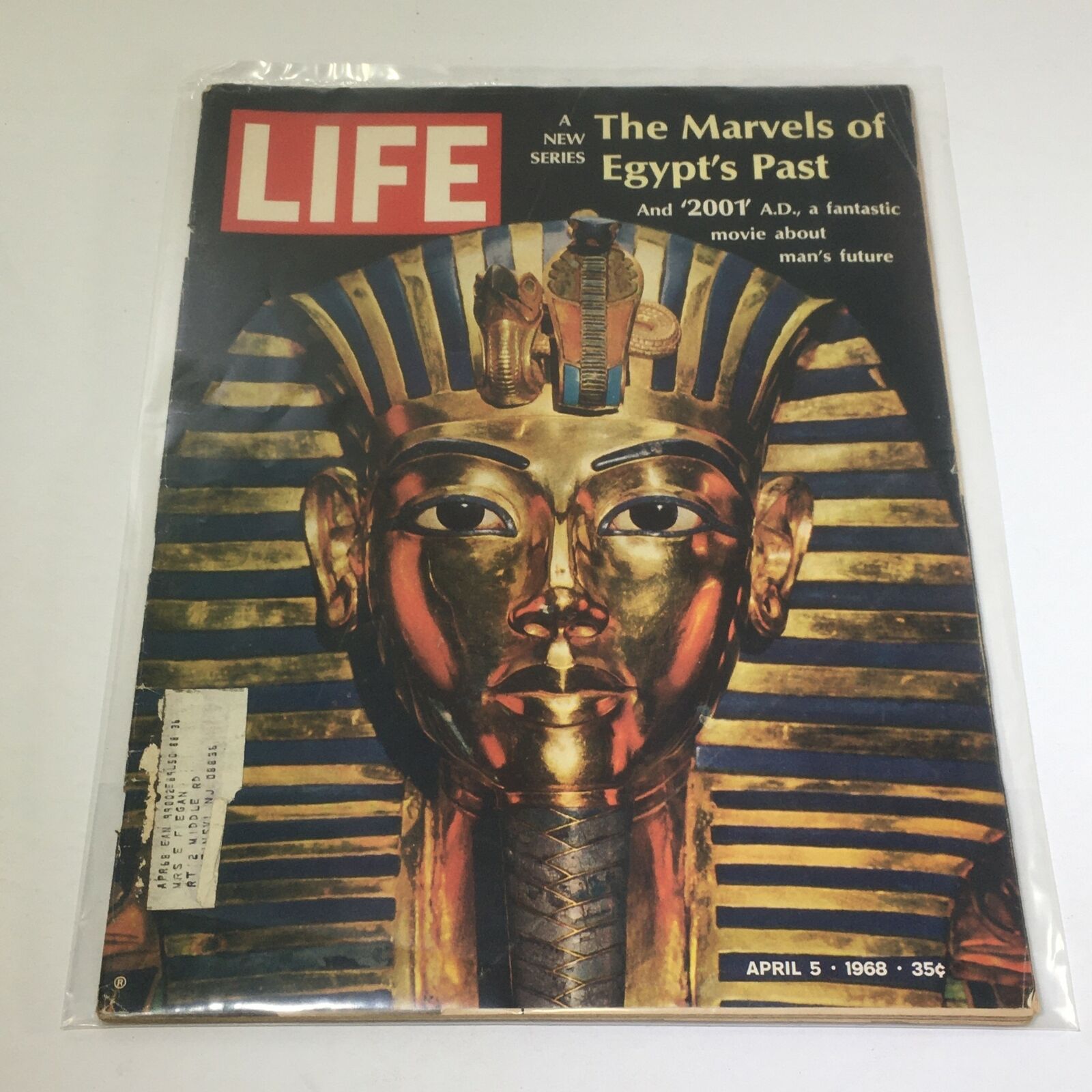 VTG Life Magazine: April 5 1968 - The Marvels of Egypt's Past and '2001' A.D.