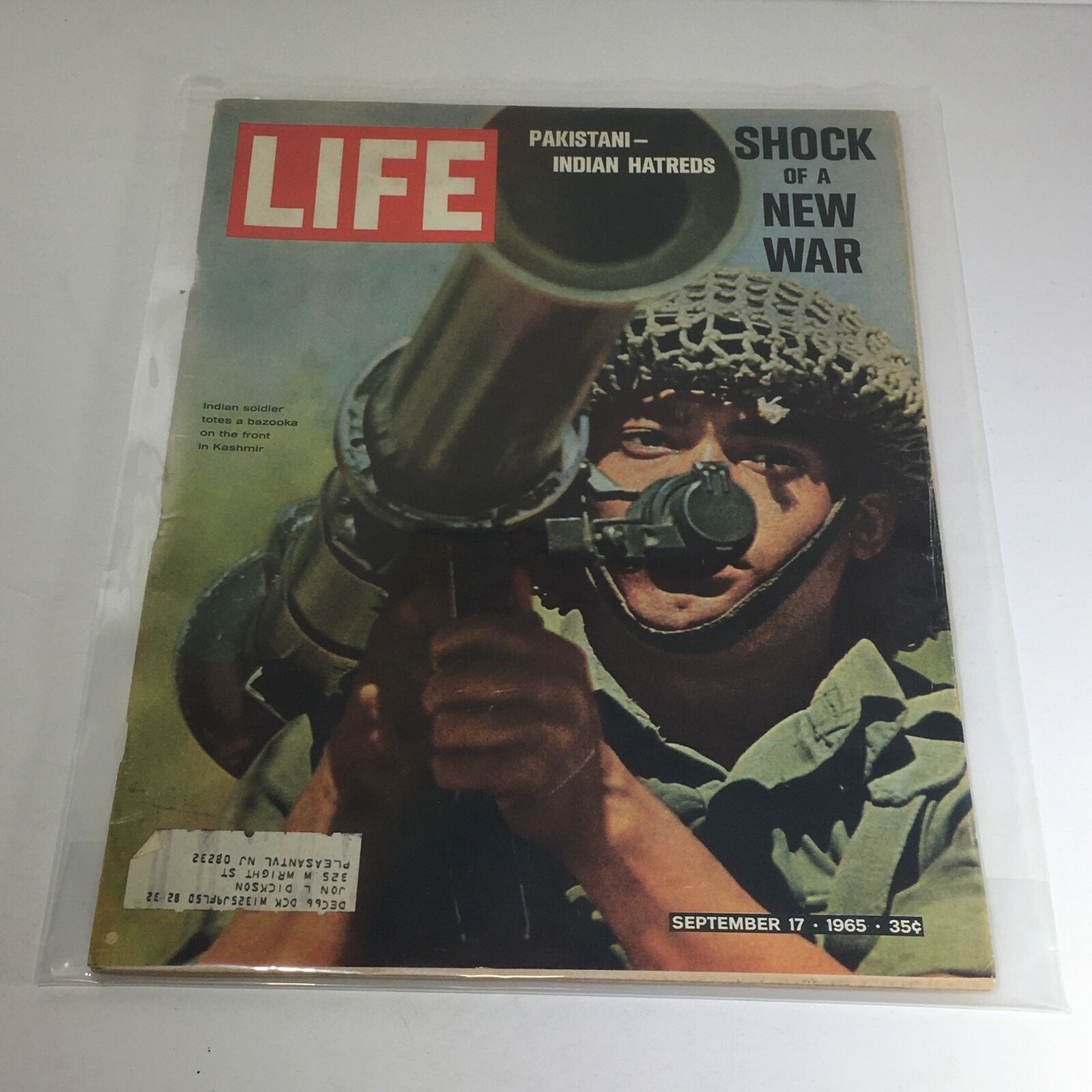 VTG Life Magazine: September 17 1965 - Pakistani & Indian: Shock of A New War