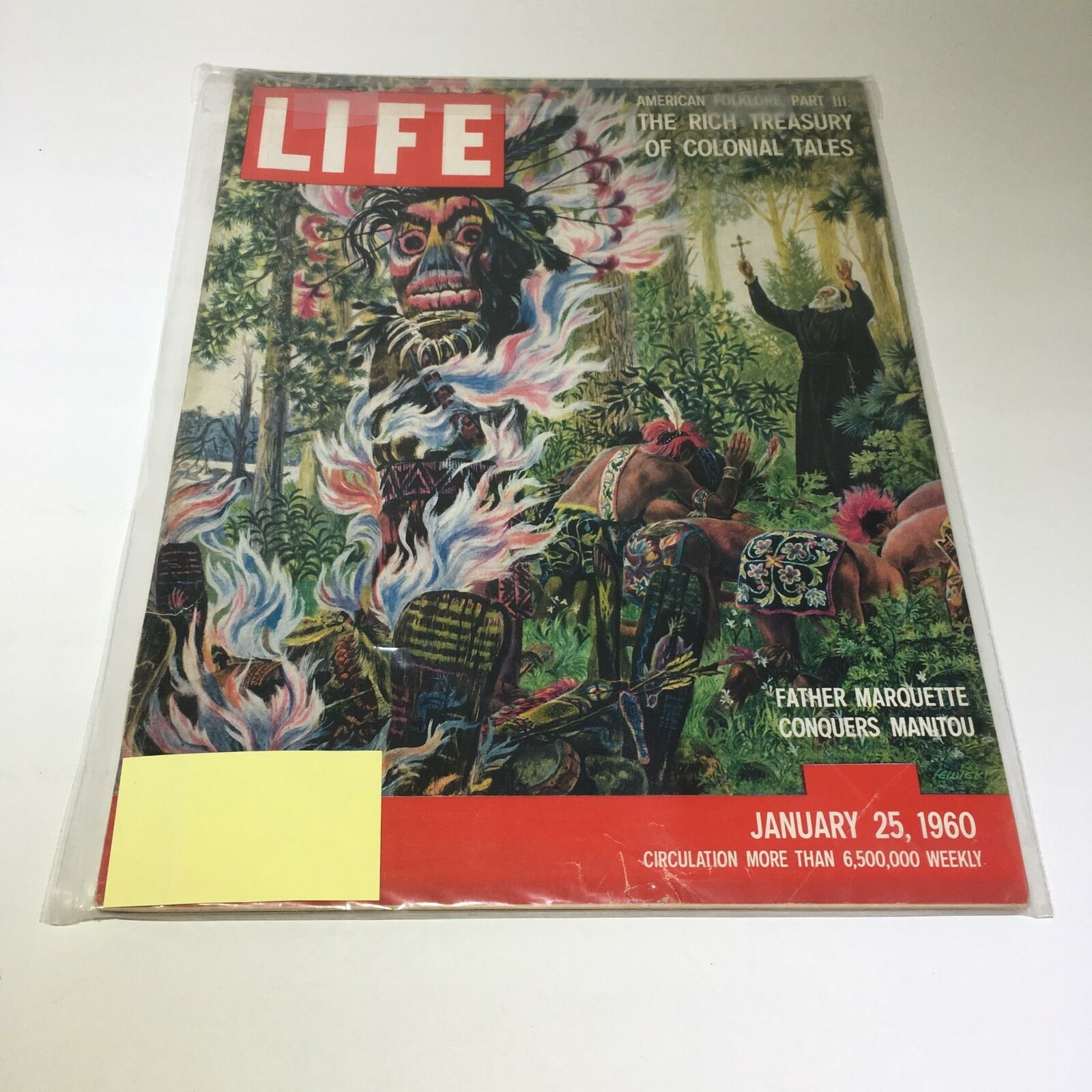 VTG Life Magazine January 25 1960 - American Folklore Part 3 The Rkich Treasury