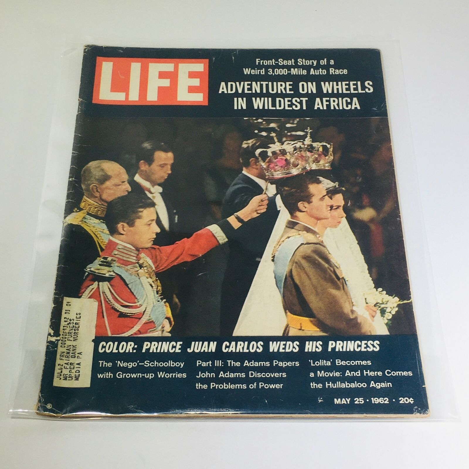 VTG Life Magazine: May 25 1962 - Prince Juan Carlos Weds his Princess