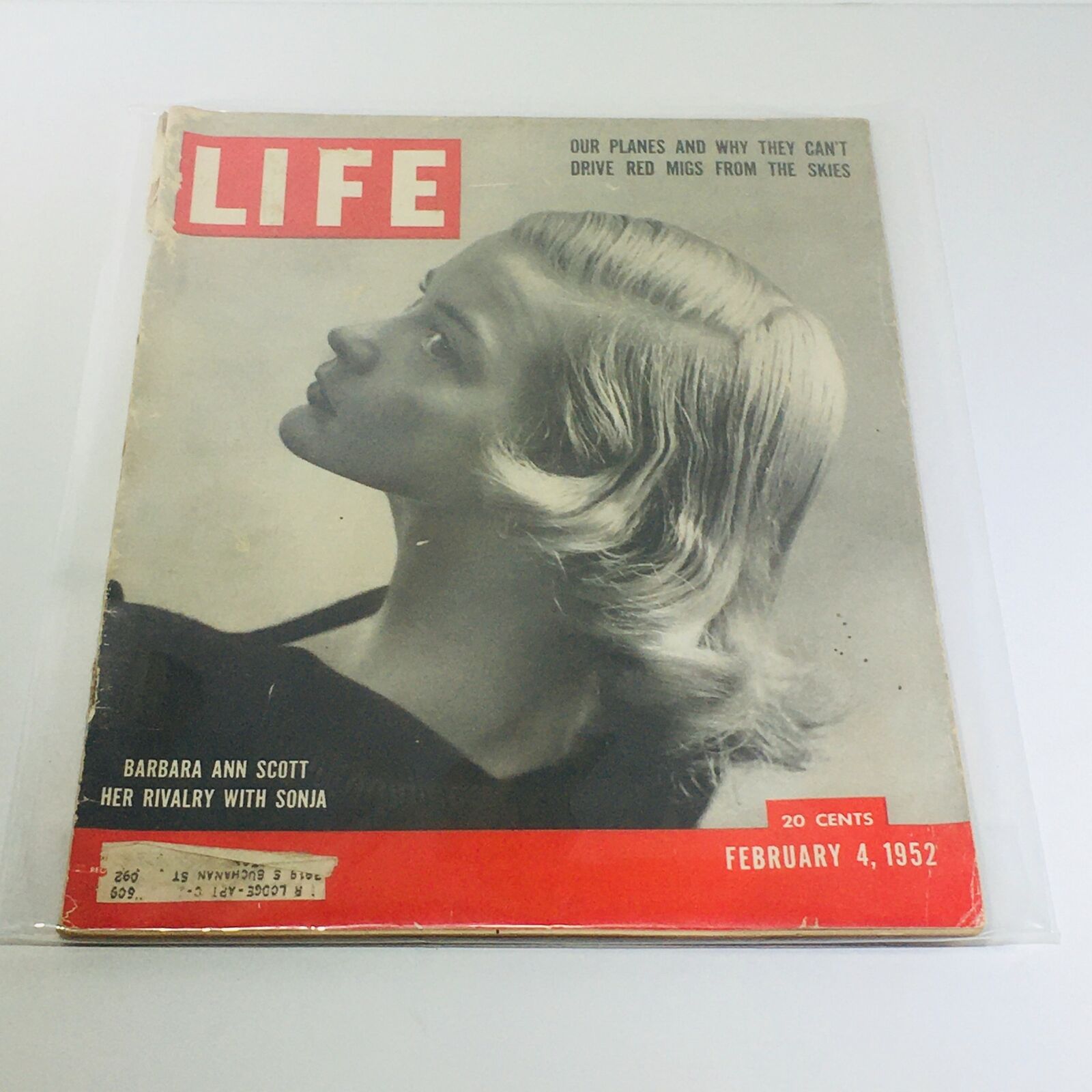 VTG Life Magazine: Feb 4 1952 - Barbara Ann Scott/Military Aircraft/Coke Ads