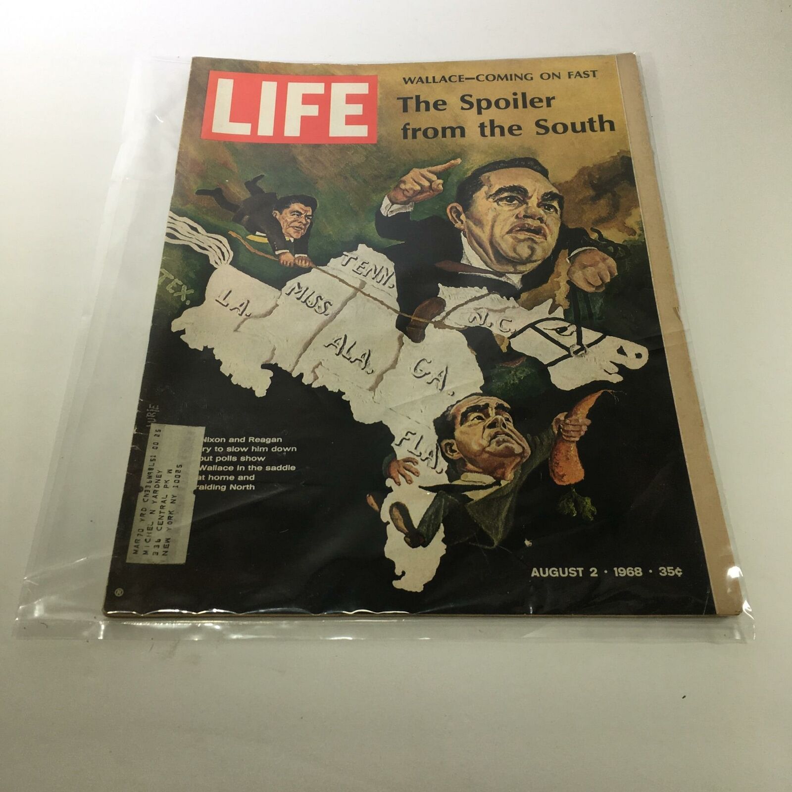 Life Magazine: August 2 1968 - Wallace Coming on Fast The Spoiler from the South