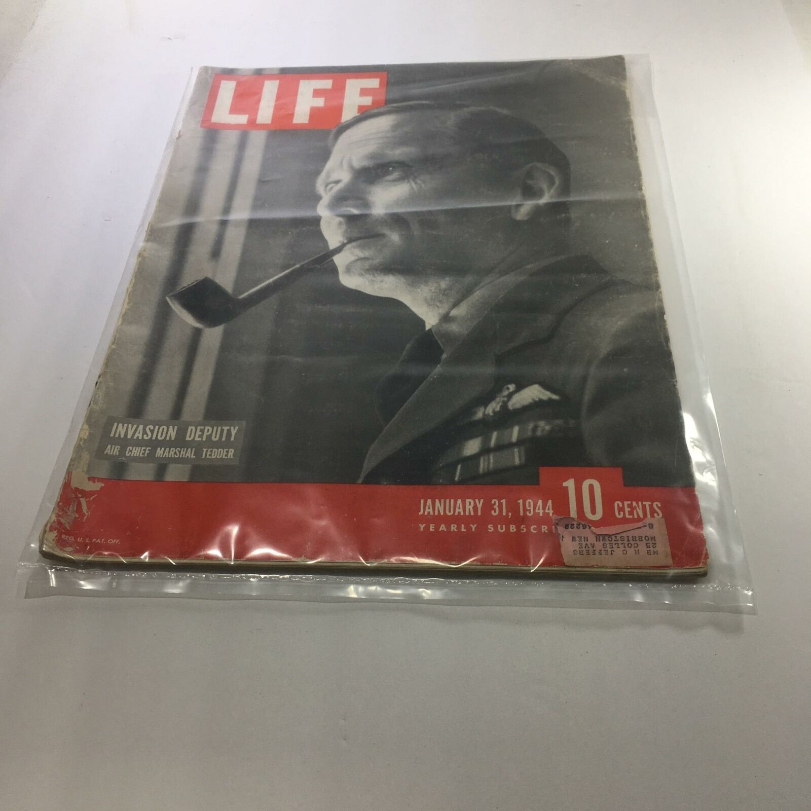 VTG Life Magazine: January 31 1944 - Invasion Deputy Air Chief Marshal Tedder