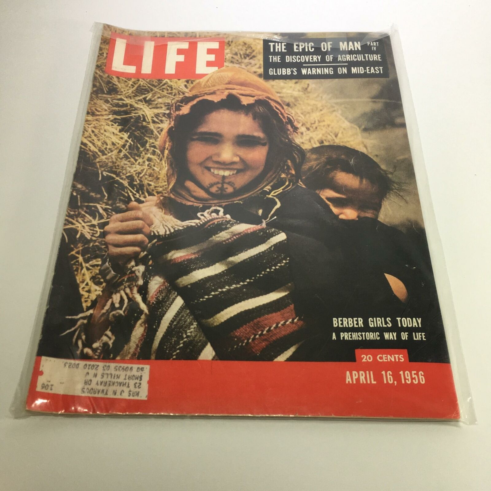 Life Magazine: April 16, 1956 - Berber Girls Today A Prehistoric Way of Life