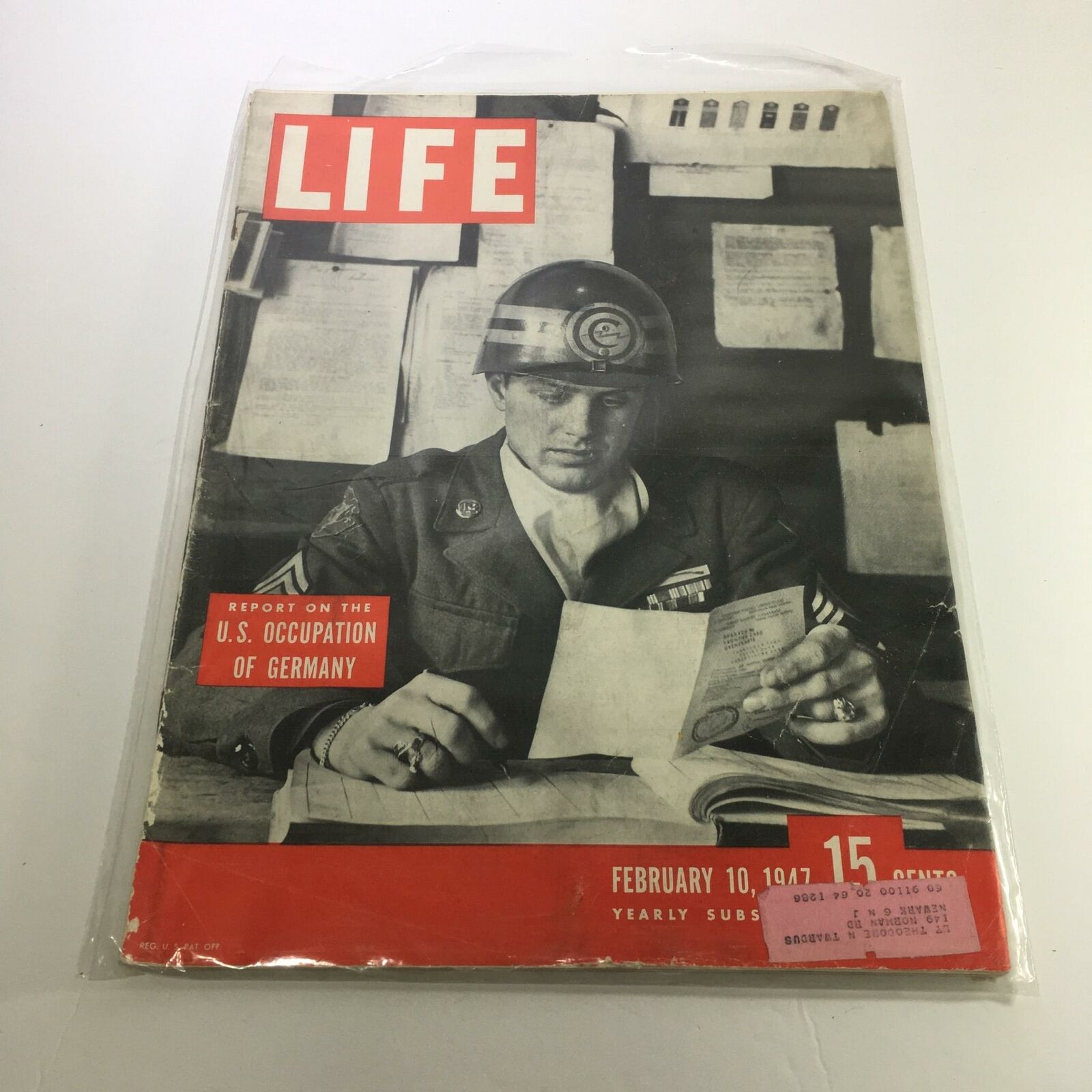 Life Magazine February 10 1947 U.S Occupation of Germany Rocky Graciano Feature