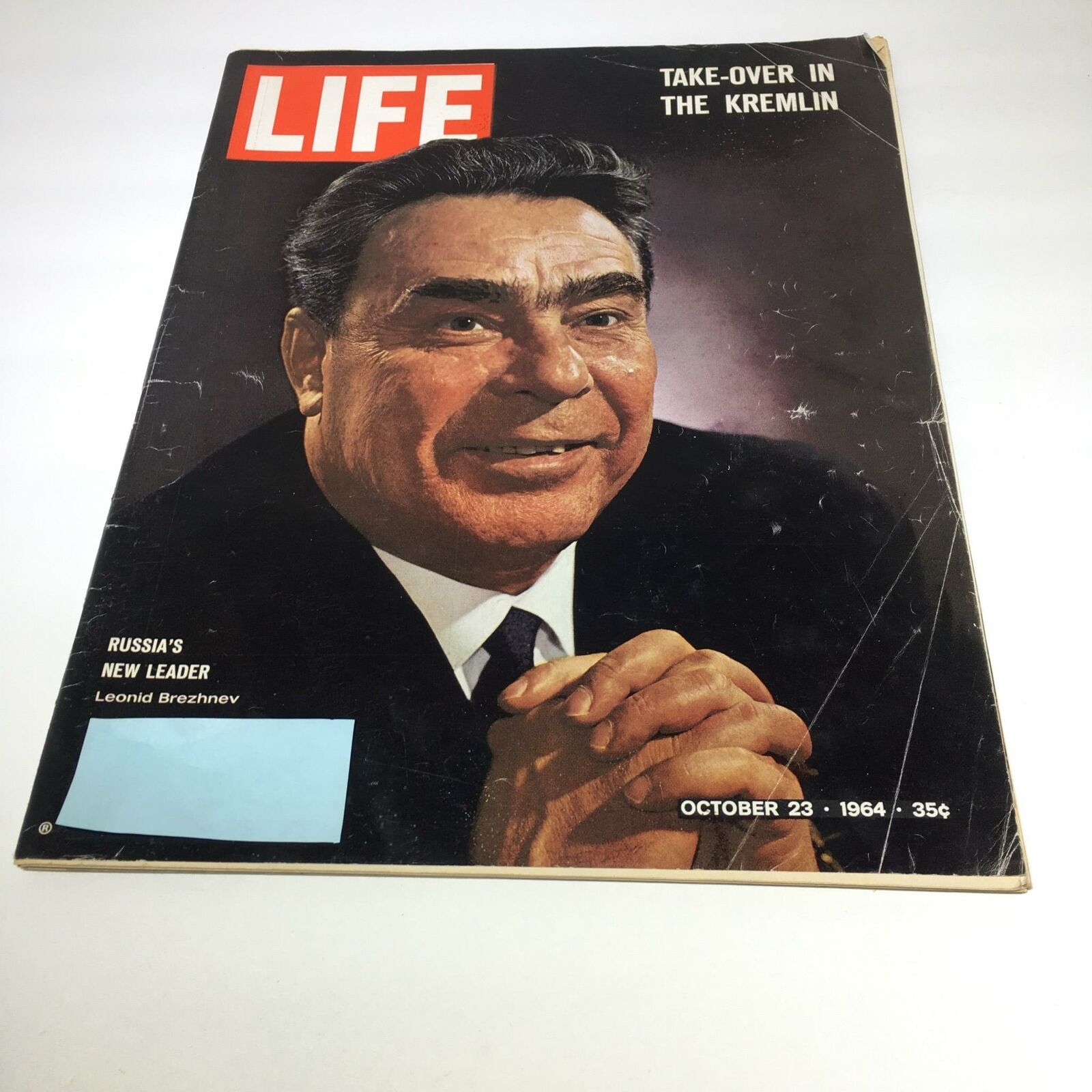 VTG Life Magazine October 23 1964 - New Leader Leonid Brezhnev Take Over Kremlin