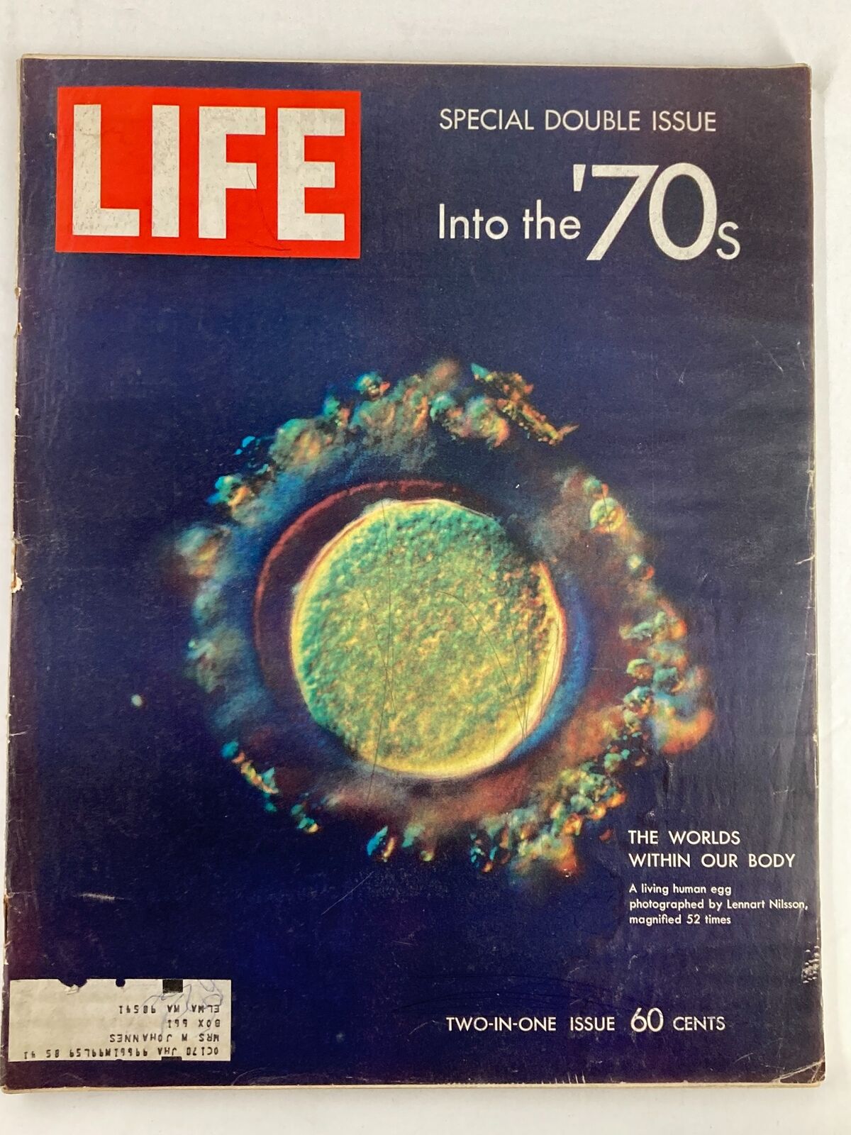 VTG Life Magazine 1969 The Worlds Within Our Body Into The '70s