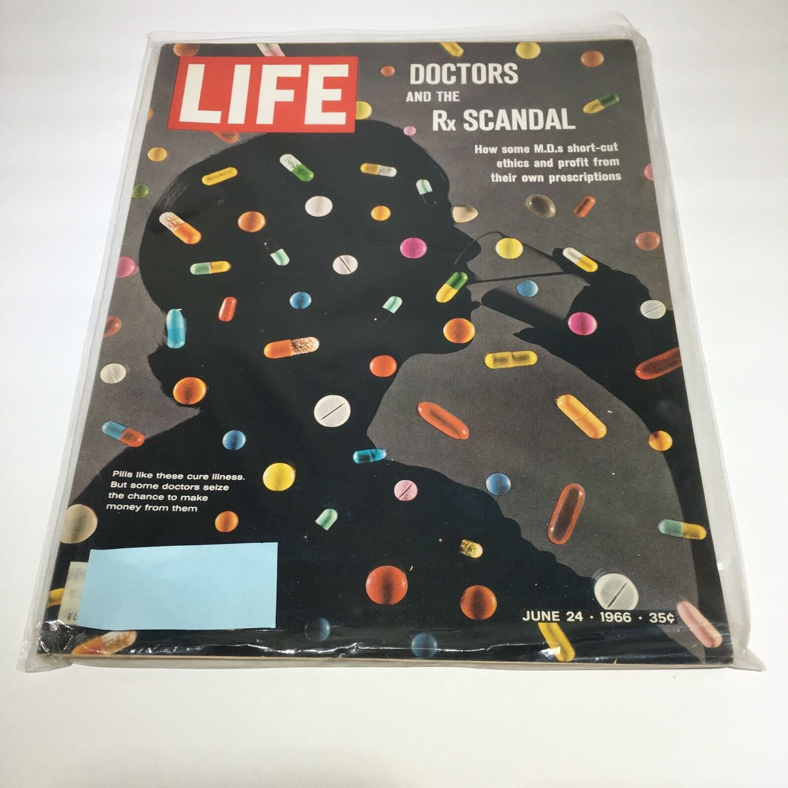 VTG Life Magazine June 24 1966 - The RX Scandals Pills Like These Cure Illness