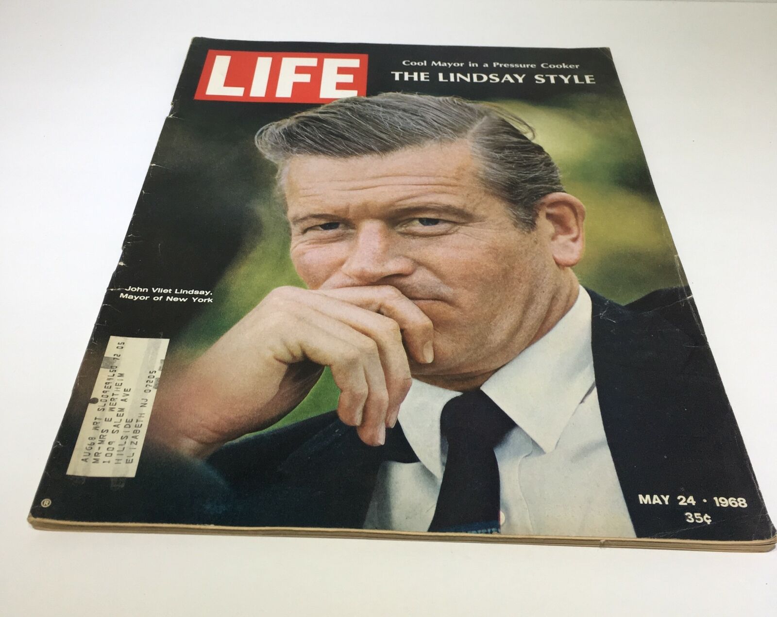 VTG Life Magazine May 24 1968 - John Vliet Lindsay, Mayor of New York