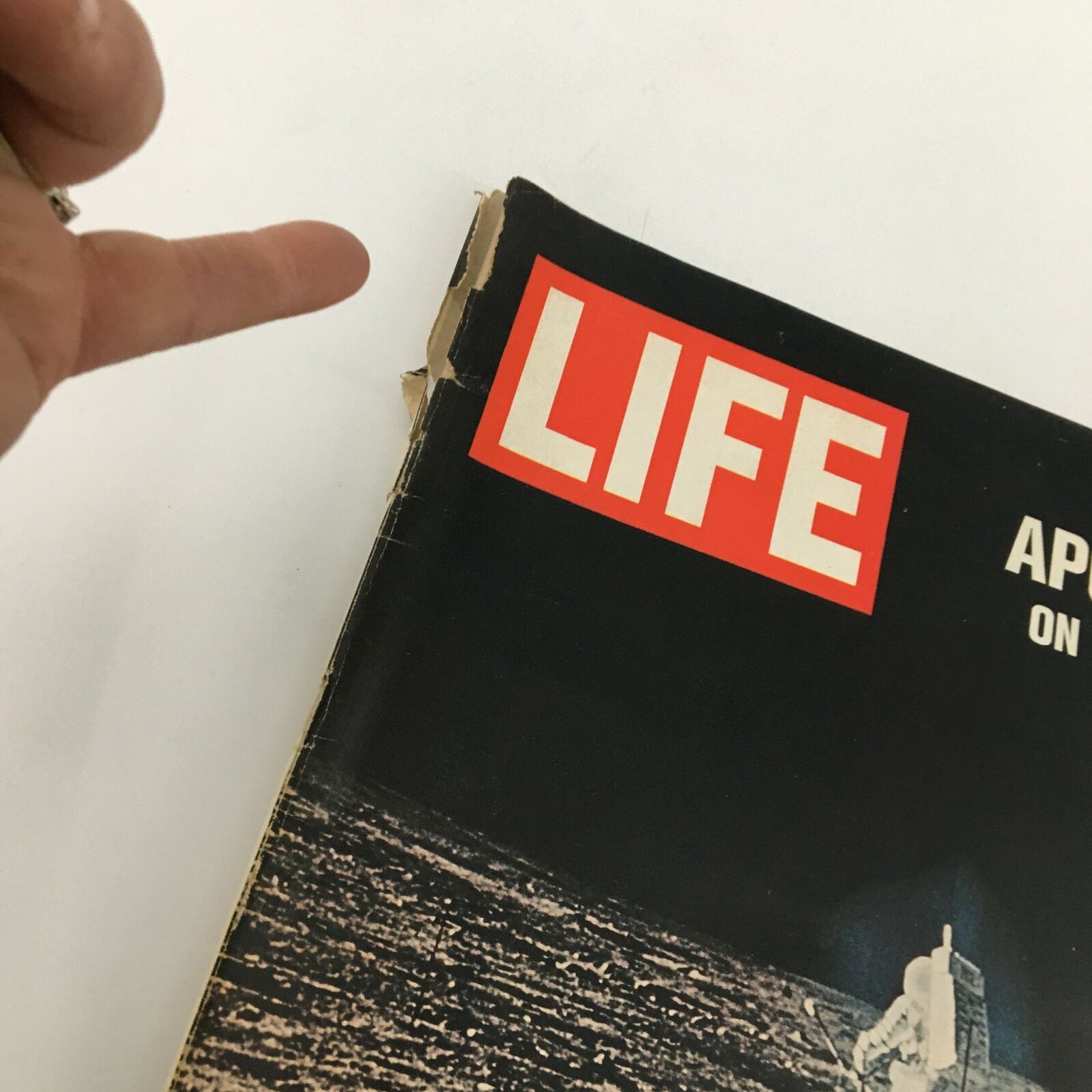 VTG Life Magazine December 12 1969 Photograph of Apollo 12 on the Moon