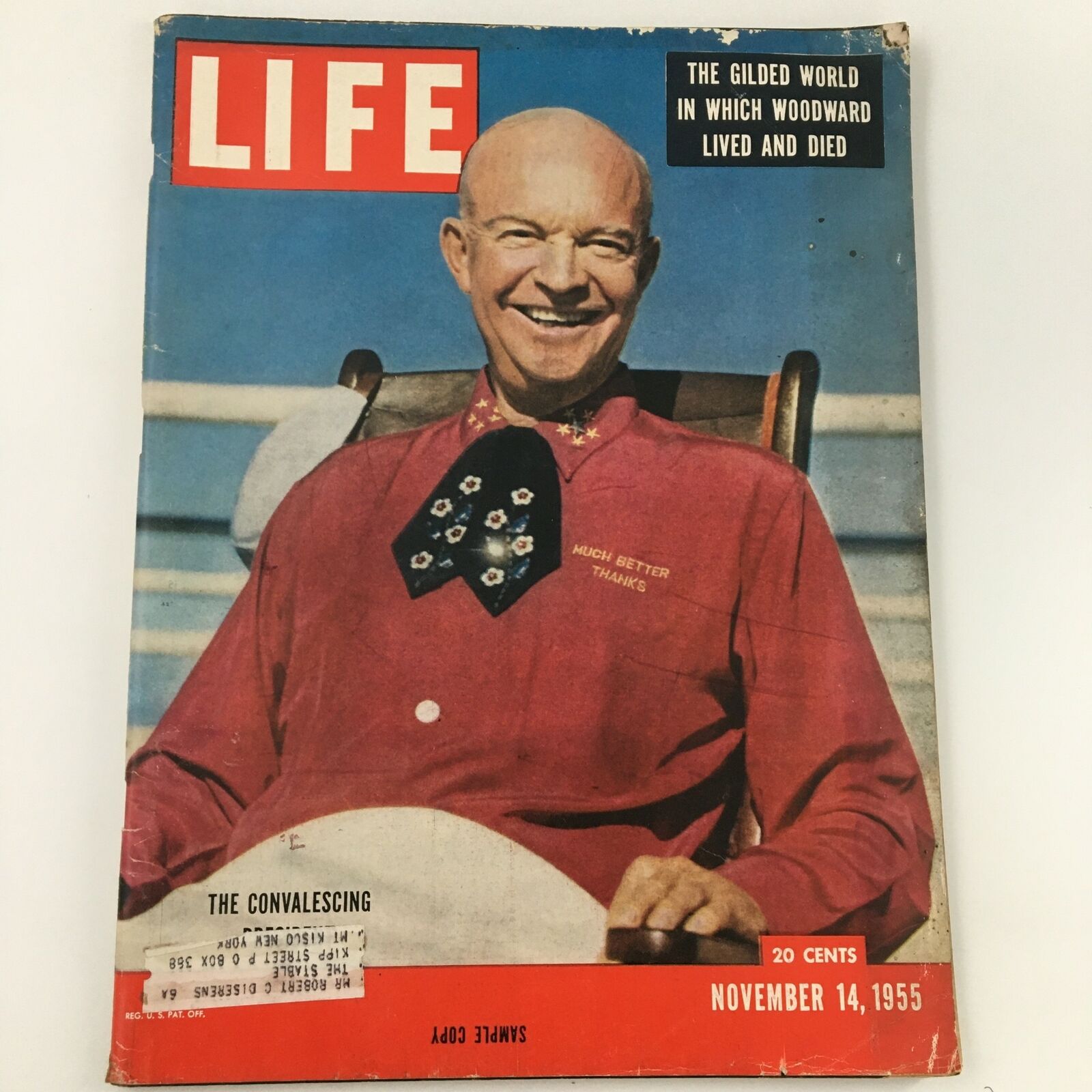 VTG Life Magazine November 14 1955 The Convalescing Pres. Dwight D. Eisenhower