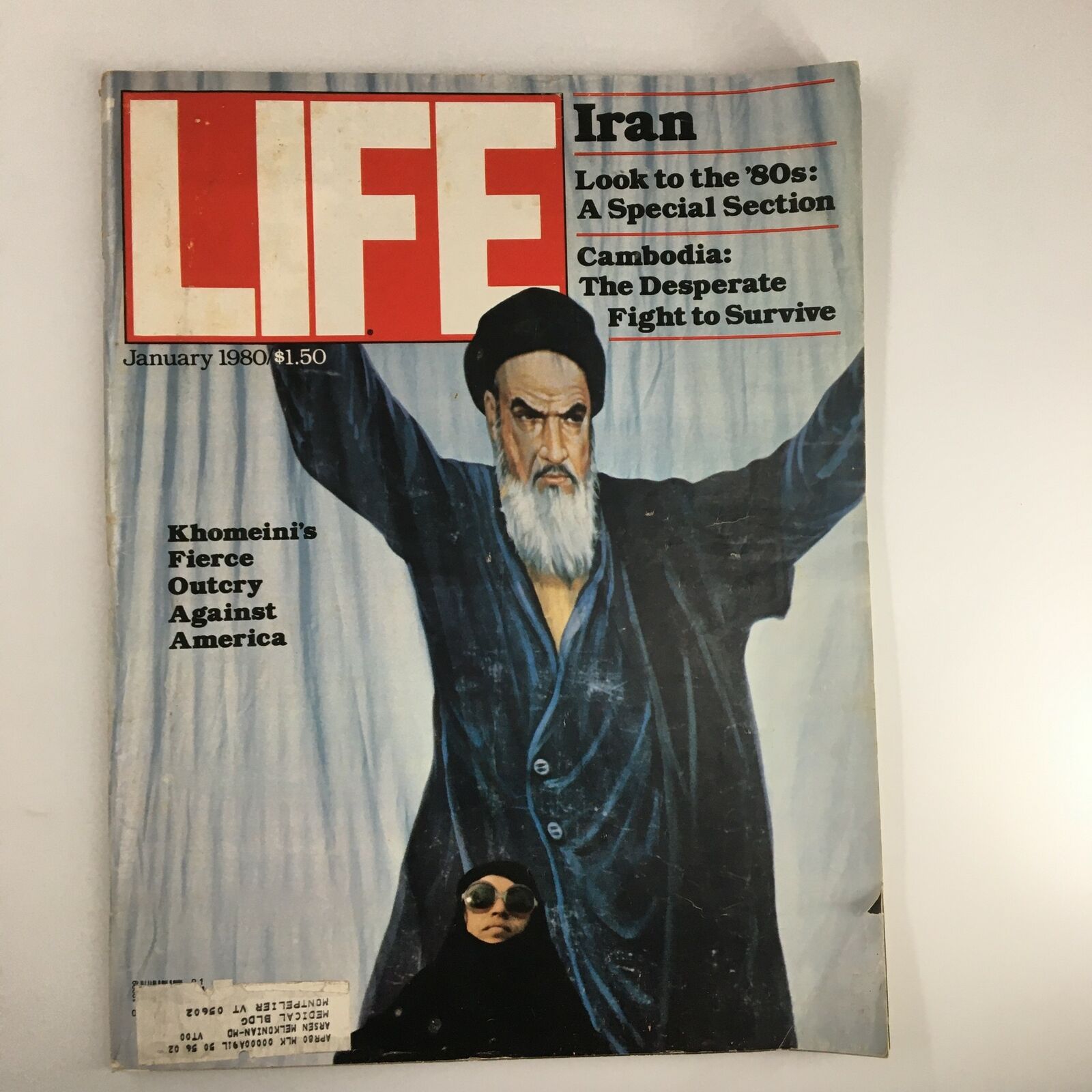 VTG Life Magazine January 1980 Khomeini's Fierce Outcry Against America