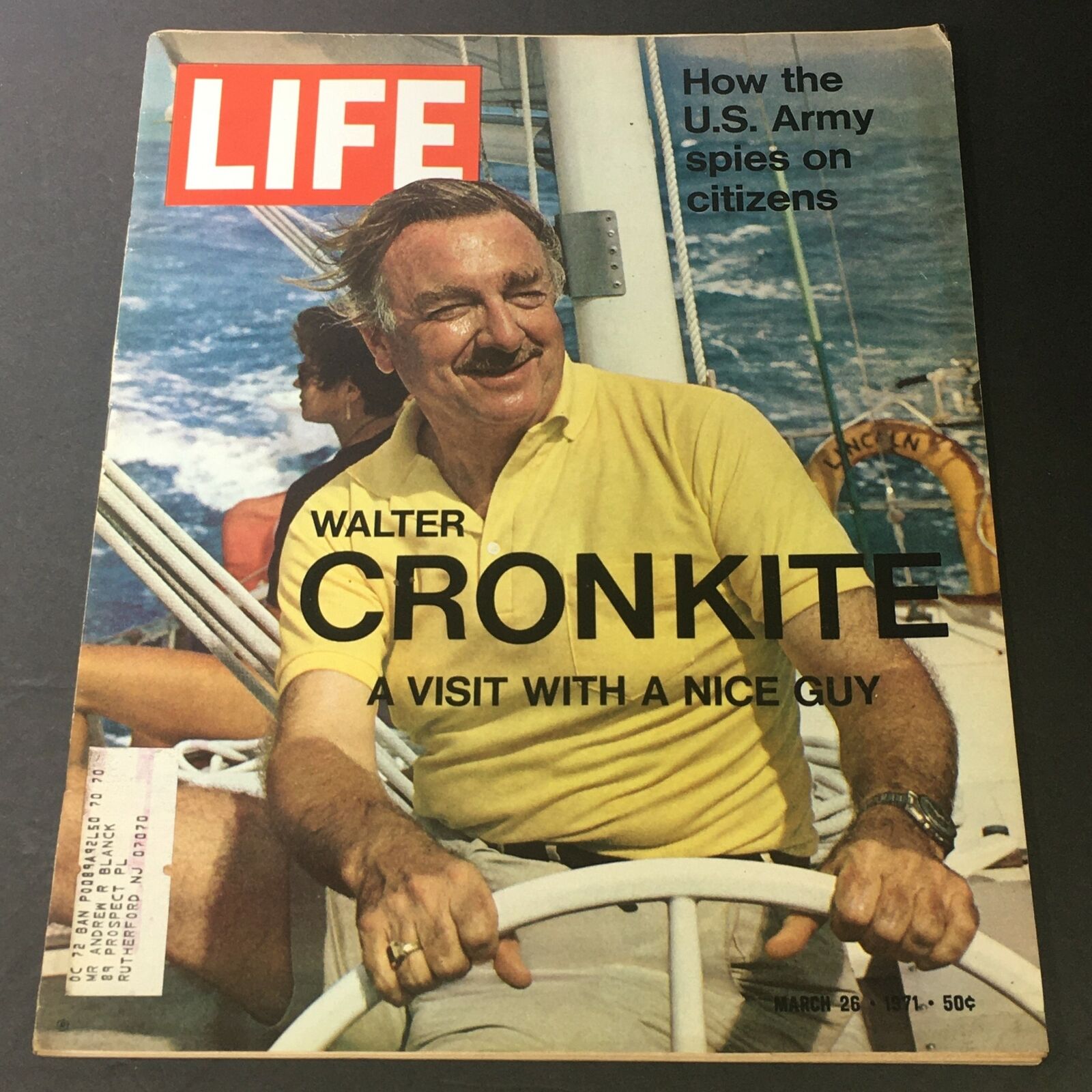 VTG Life Magazine March 26 1971 - U.S. Army Spies on Citizens / Walter Cronkite