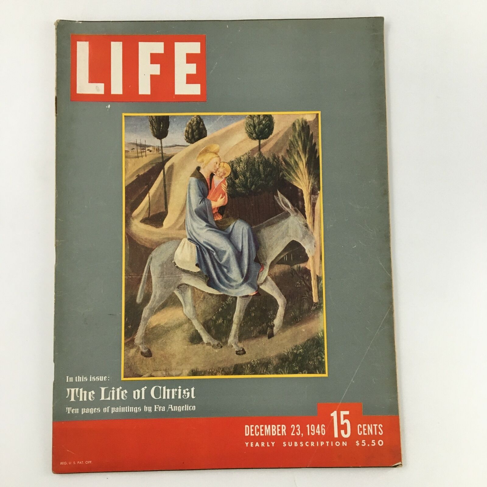 VTG Life Magazine December 23 1946 The Life of Christ by Era Angelico Newsstand