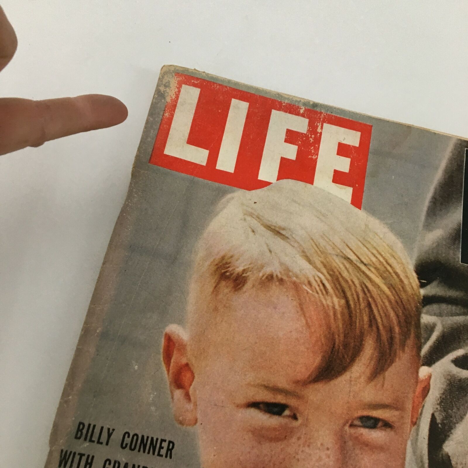 VTG Life Magazine August 29 1955 Billy Conner with Granddad Cover