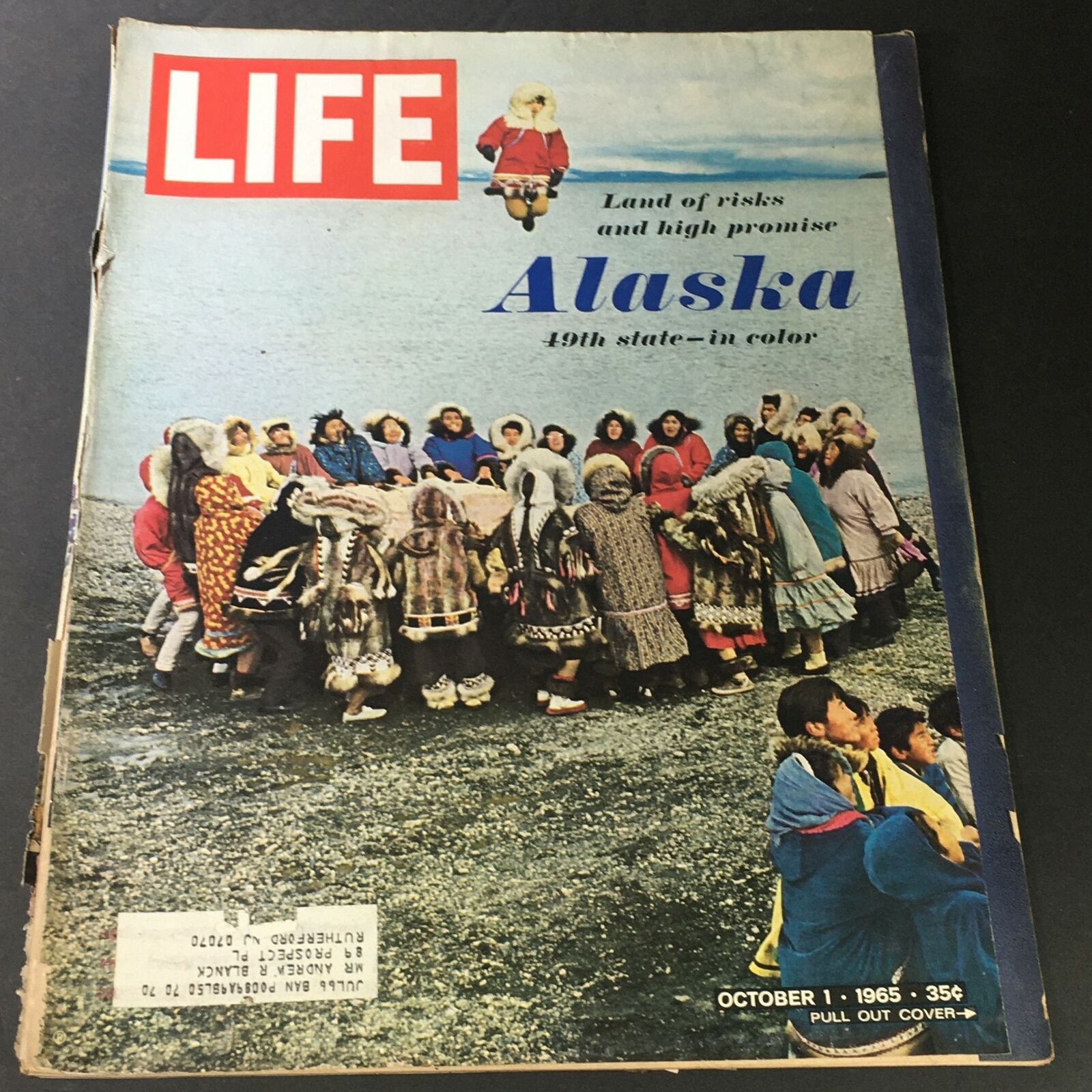 VTG Life Magazine October 1 1965 - 49th State Alaska Land of Risk & High Promise