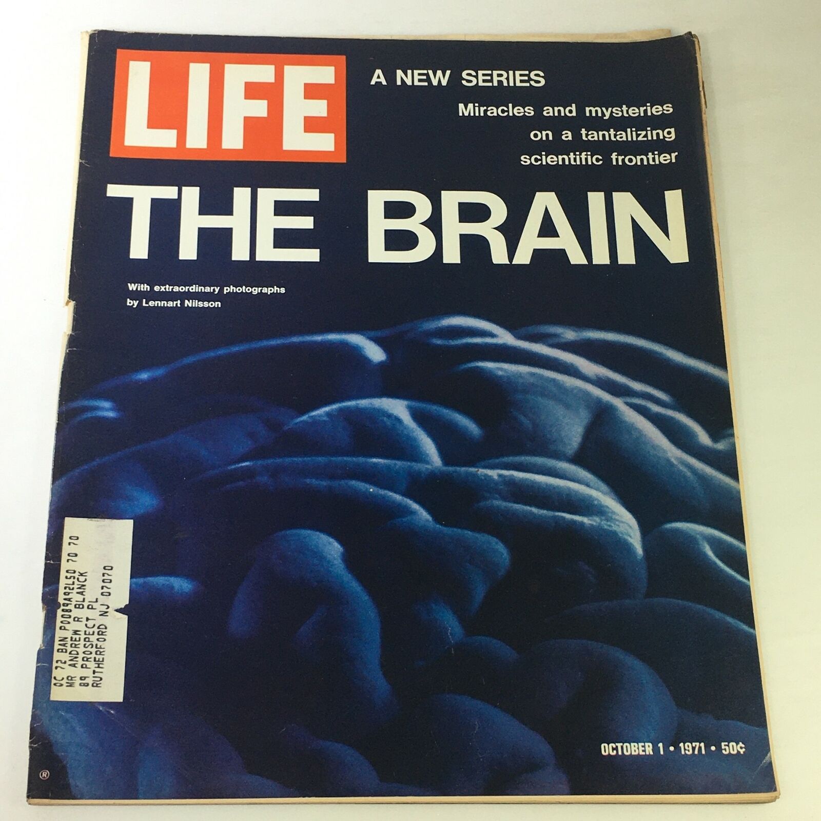 VTG Life Magazine October 1 1971 - The Extraordinary Brain by Lennart Nilsson